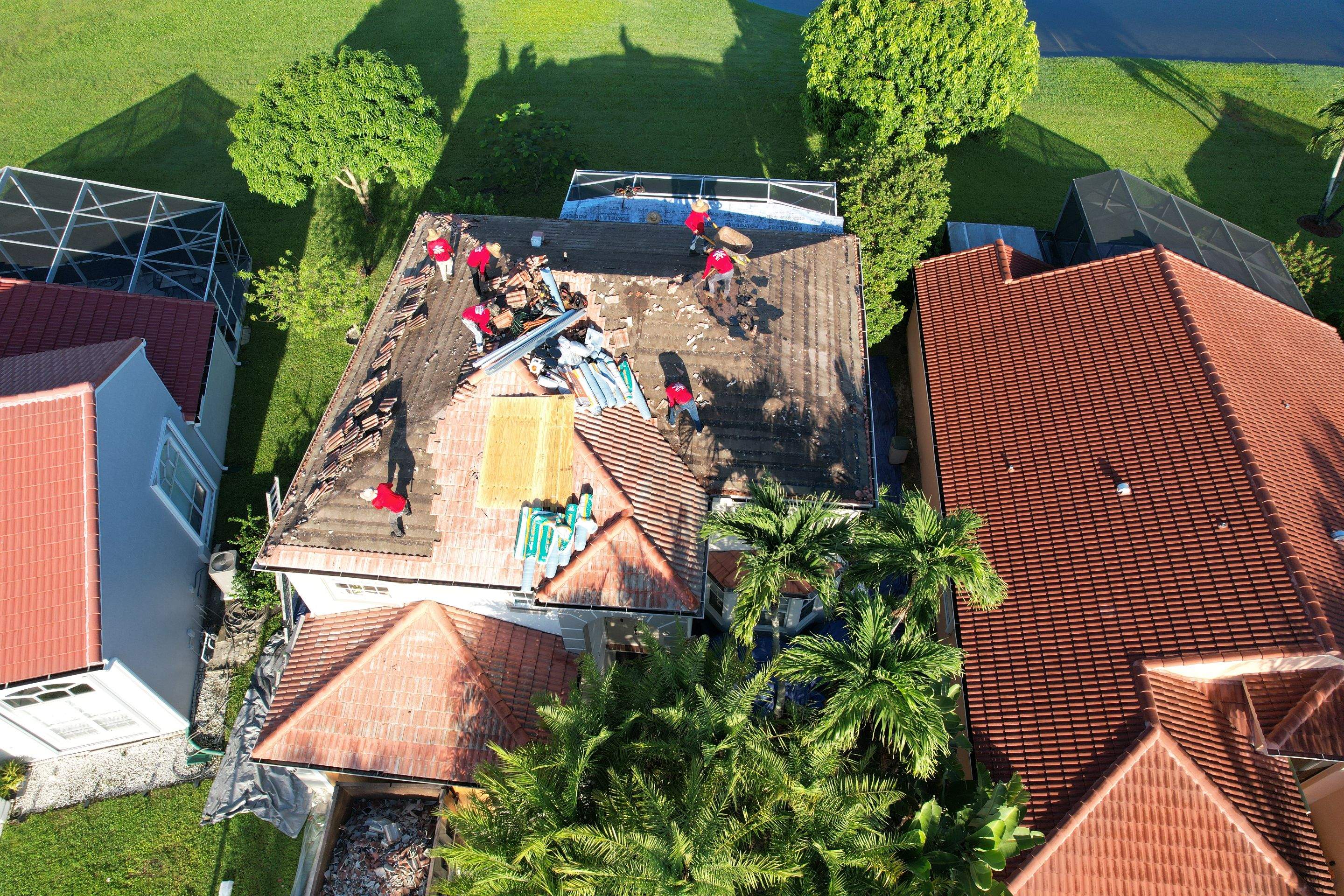 Tile Reroof in Boca Raton by Roofing Recovery