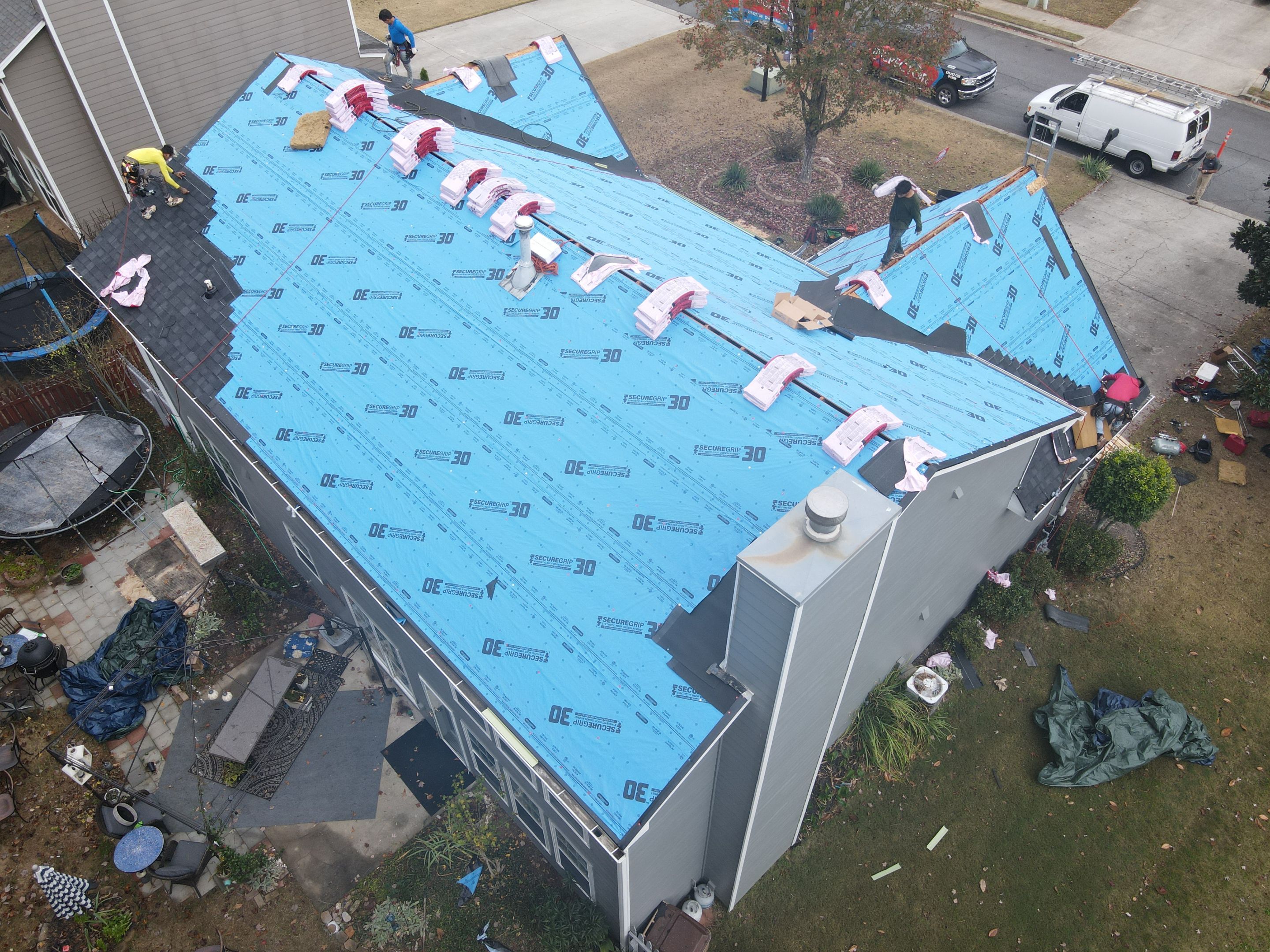 Residential Roofing Installation using Owens Corning by Inspector Roofing and Restoration