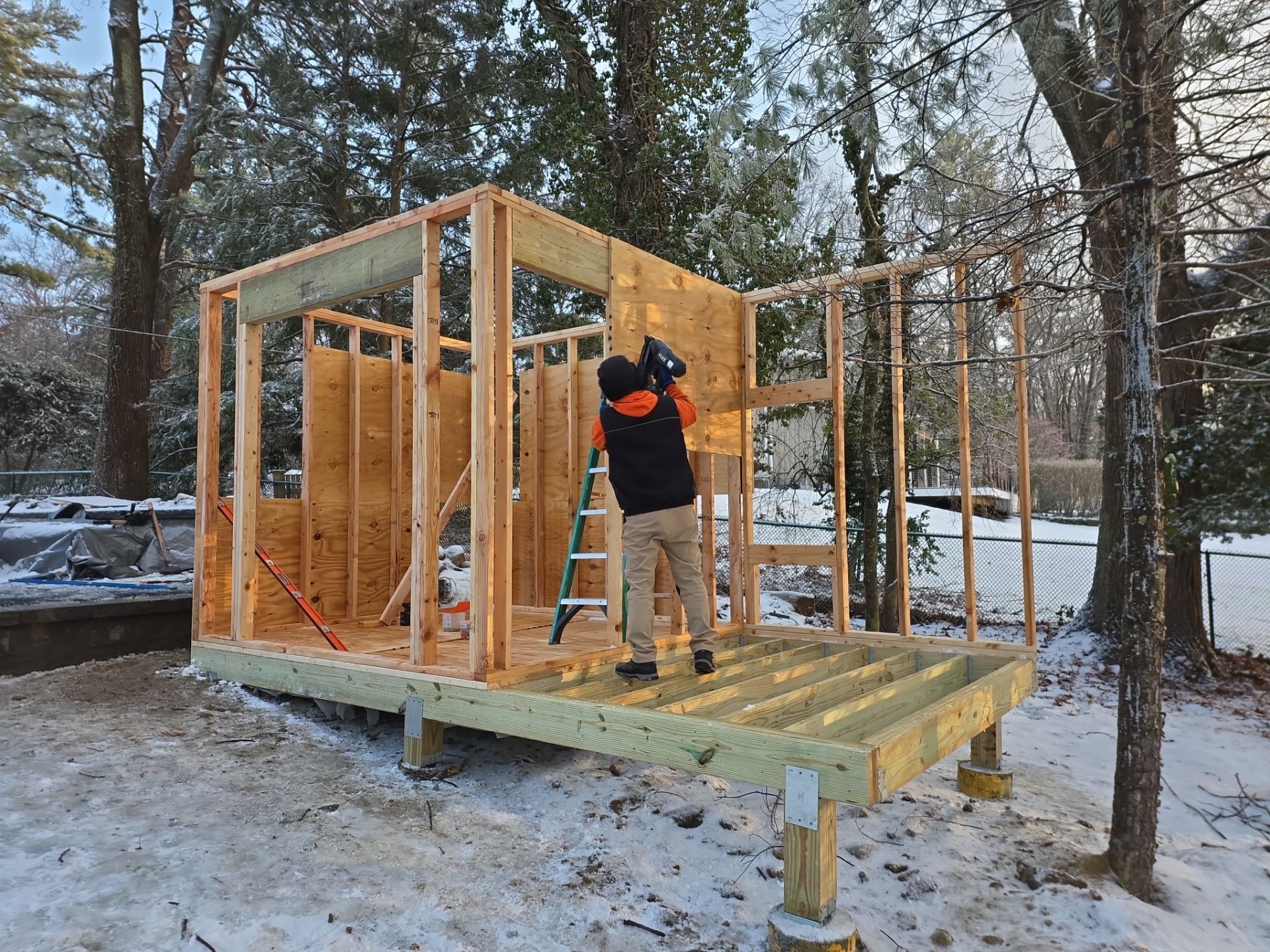 Sauna Project in Sudbiry Ma by UBrothers Construction