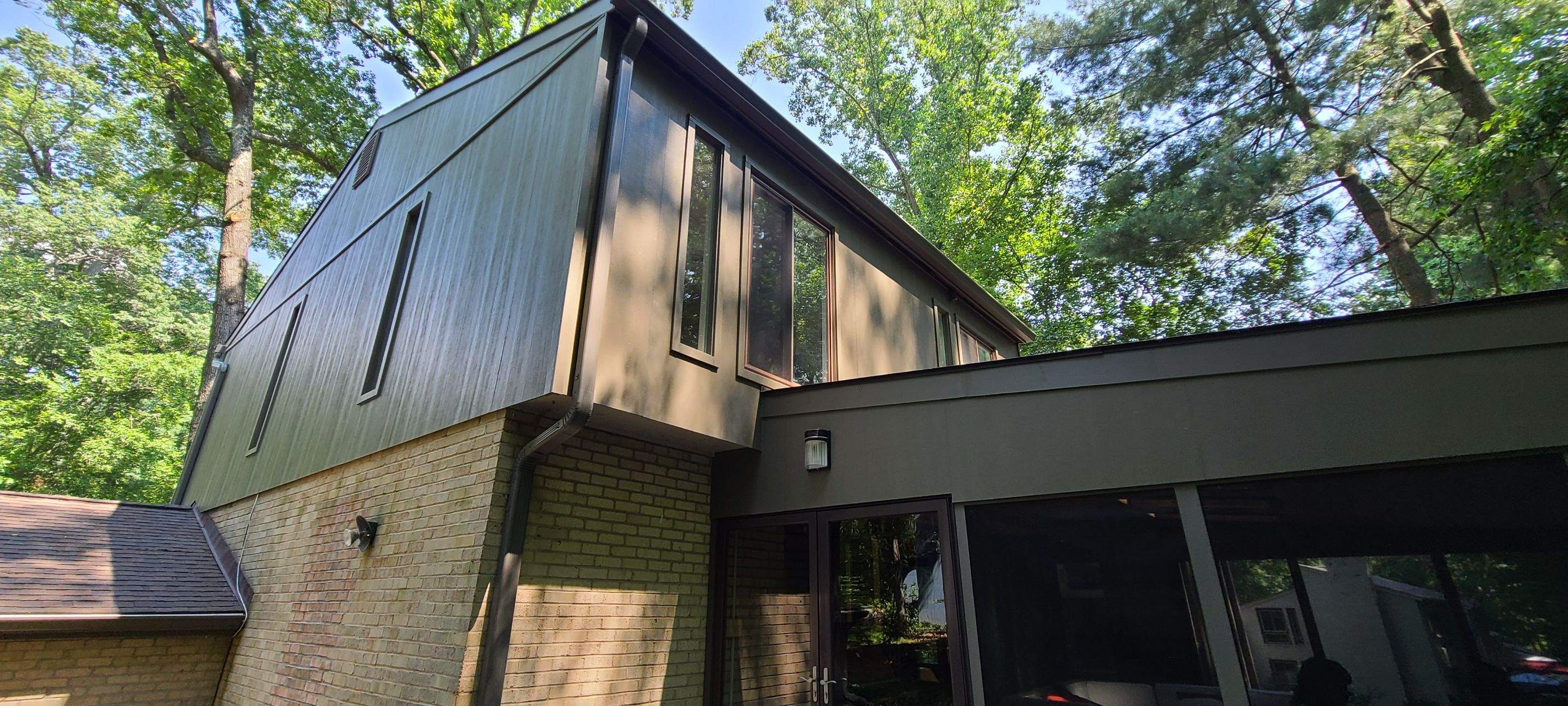 James Hardie Board and Batten Siding and ProVia entry door by Window Depot of Annapolis