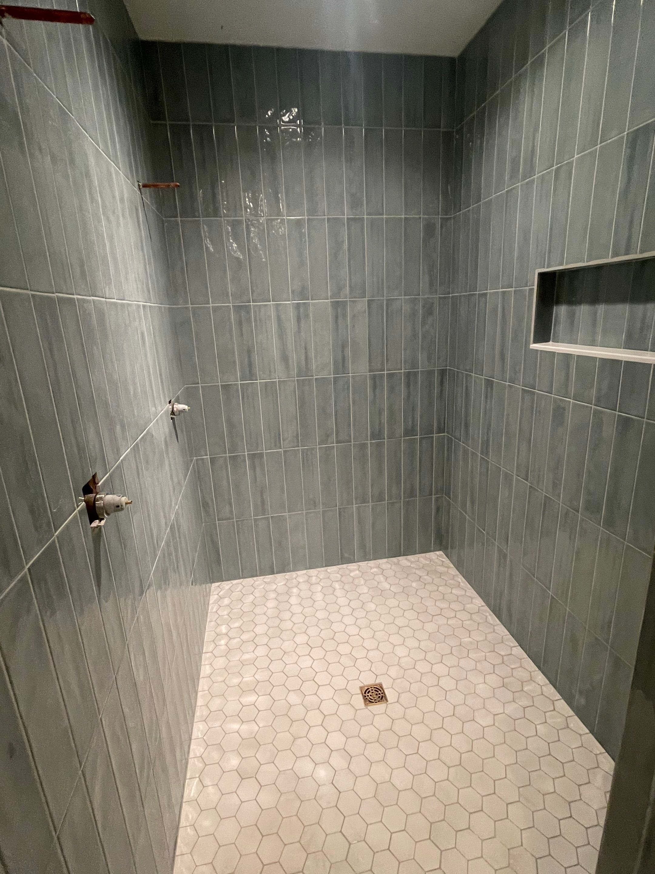 Double Shower Reno  by Footprints Floors of Nashville