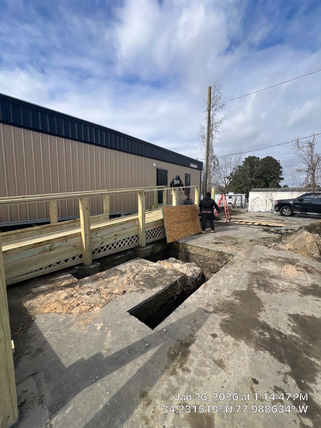 DMV ADA Accessibility Ramp Construction | Leland NC by RGR Construction and Roofing, LLC