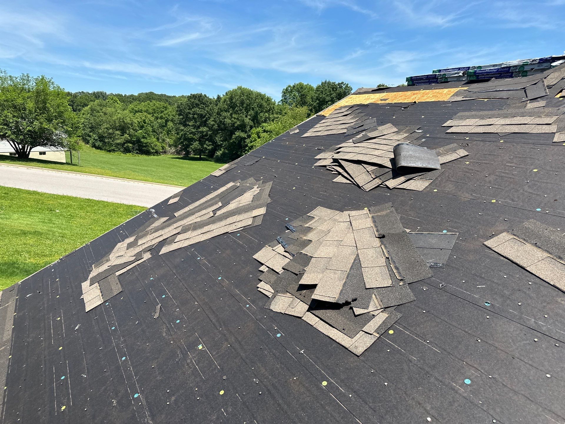 Residential Roof + Gutters & Downspouts & Gutter Guards Install  by Titan Commercial & Residential Roofing 