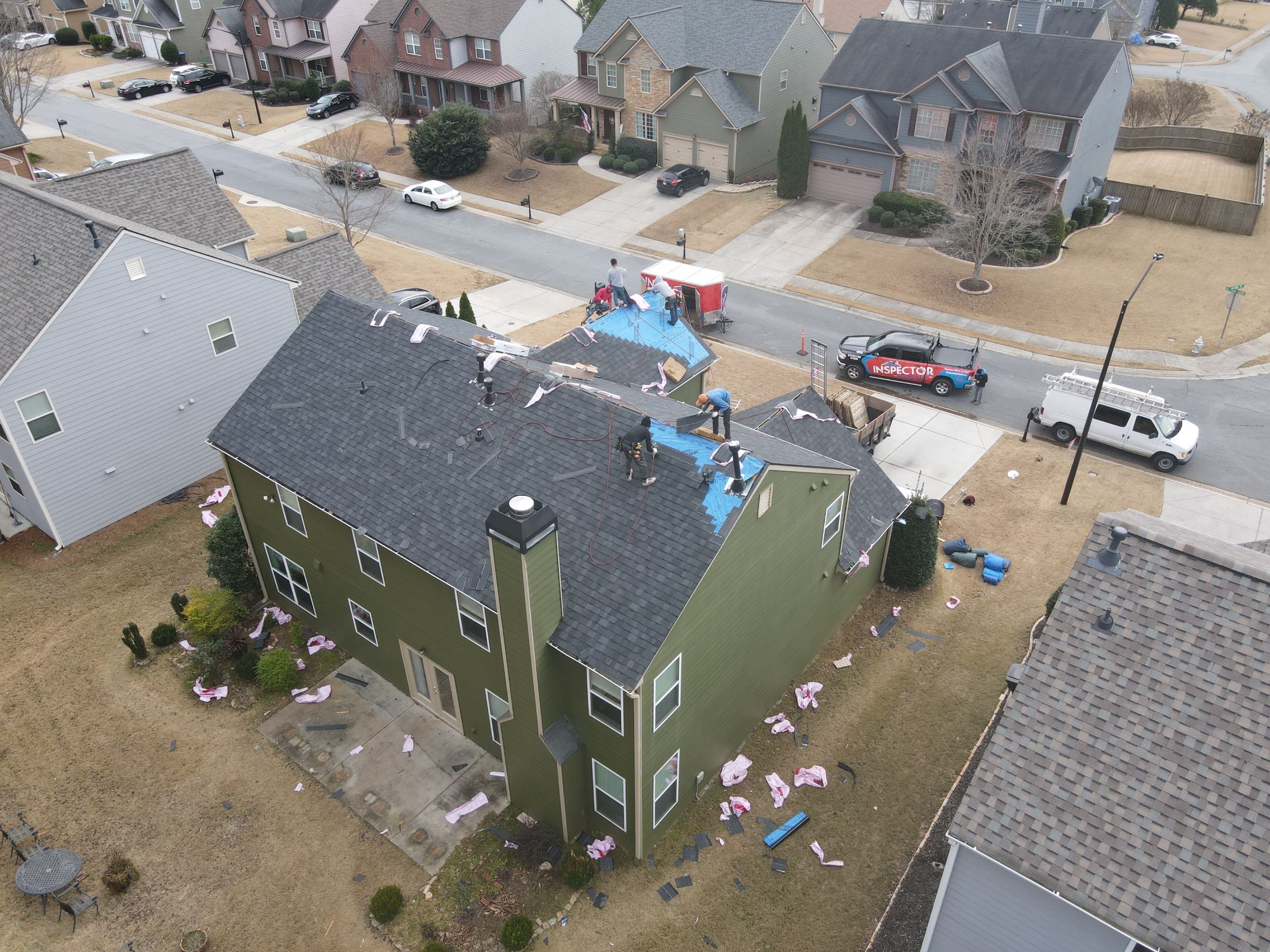 Residential Roofing Installation using Atlas  by Inspector Roofing and Restoration