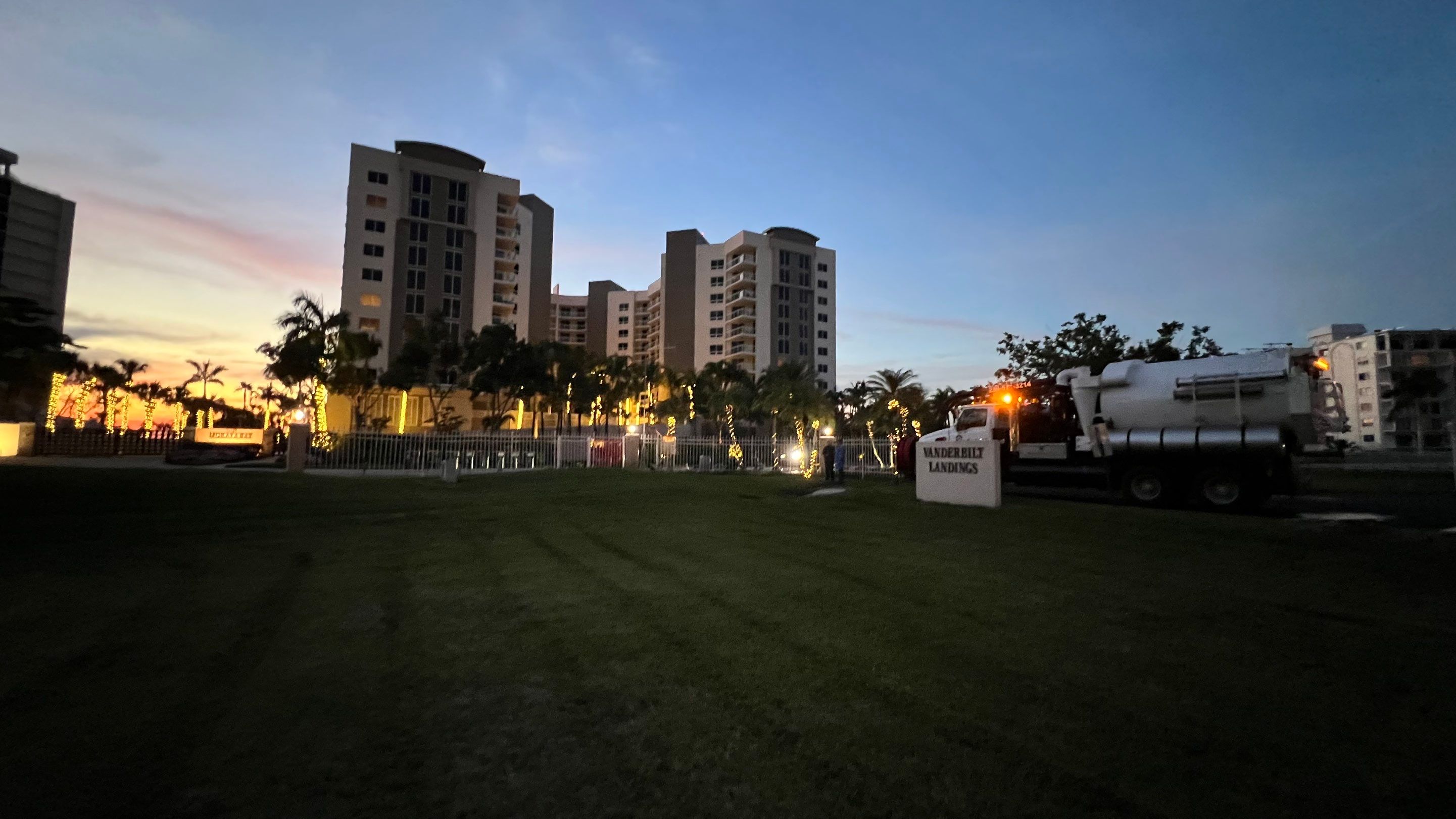 Condo Storm Water System Cleaning and Maintenance From Hurricane Ian by APS Power & Water