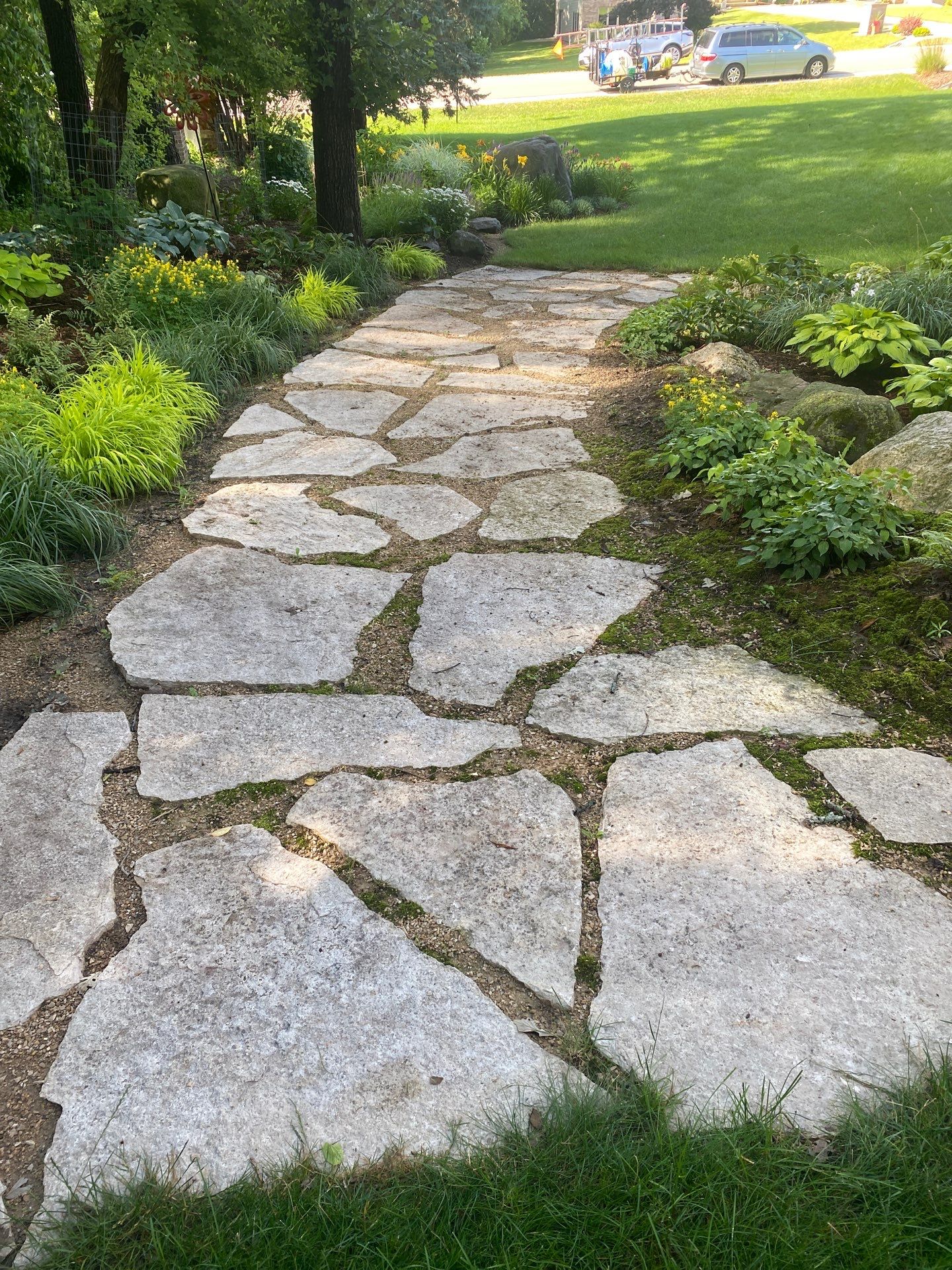 Patio and stepper cleaning by Shulla Exterior Cleaning
