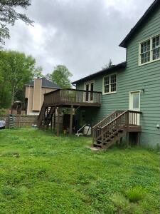 Elevated Pressure-Treated Wood Deck Replacement in Marietta by Swift Home Renovations