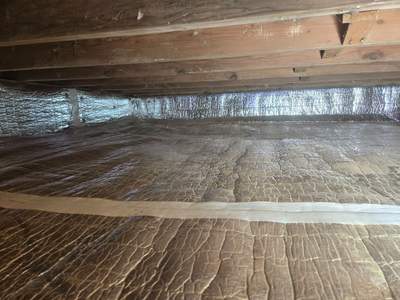Crawl Space Dig Out, Vent Installation, Access Point and 90 mil Encapsulation