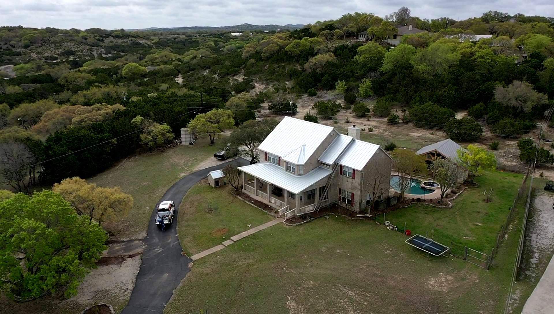Residential Metal Roof Installation using McElroy Metal by Premier Roofing and Contracting
