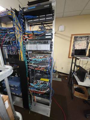 Structured cabling installation by CimaSolutions
