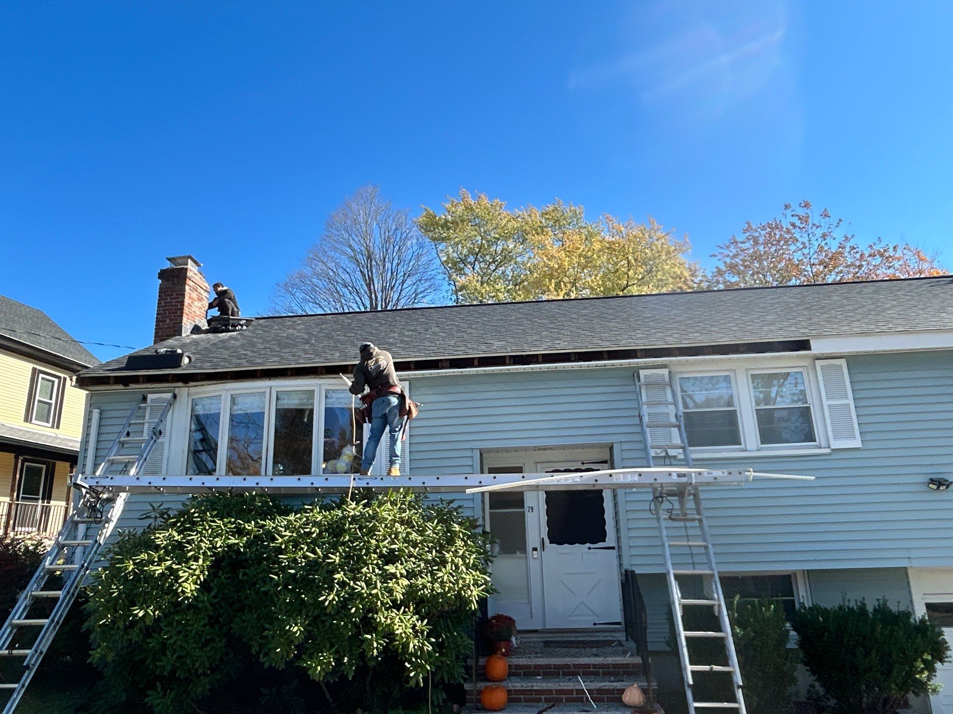 Full Roofing, Chimney, and Gutter Renovation | Woburn, MA by Mighty Dog Roofing of Greater Middlesex County