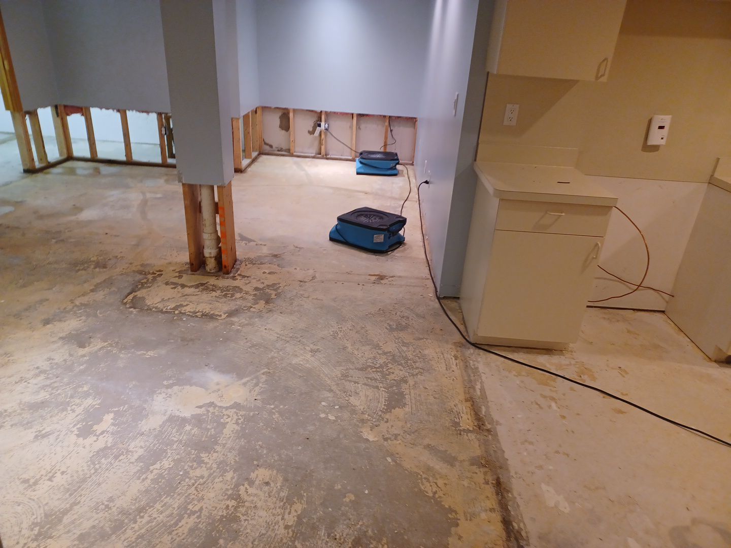 Project in West Bloomfield by EzDry Water Mitigation & Property Restoration