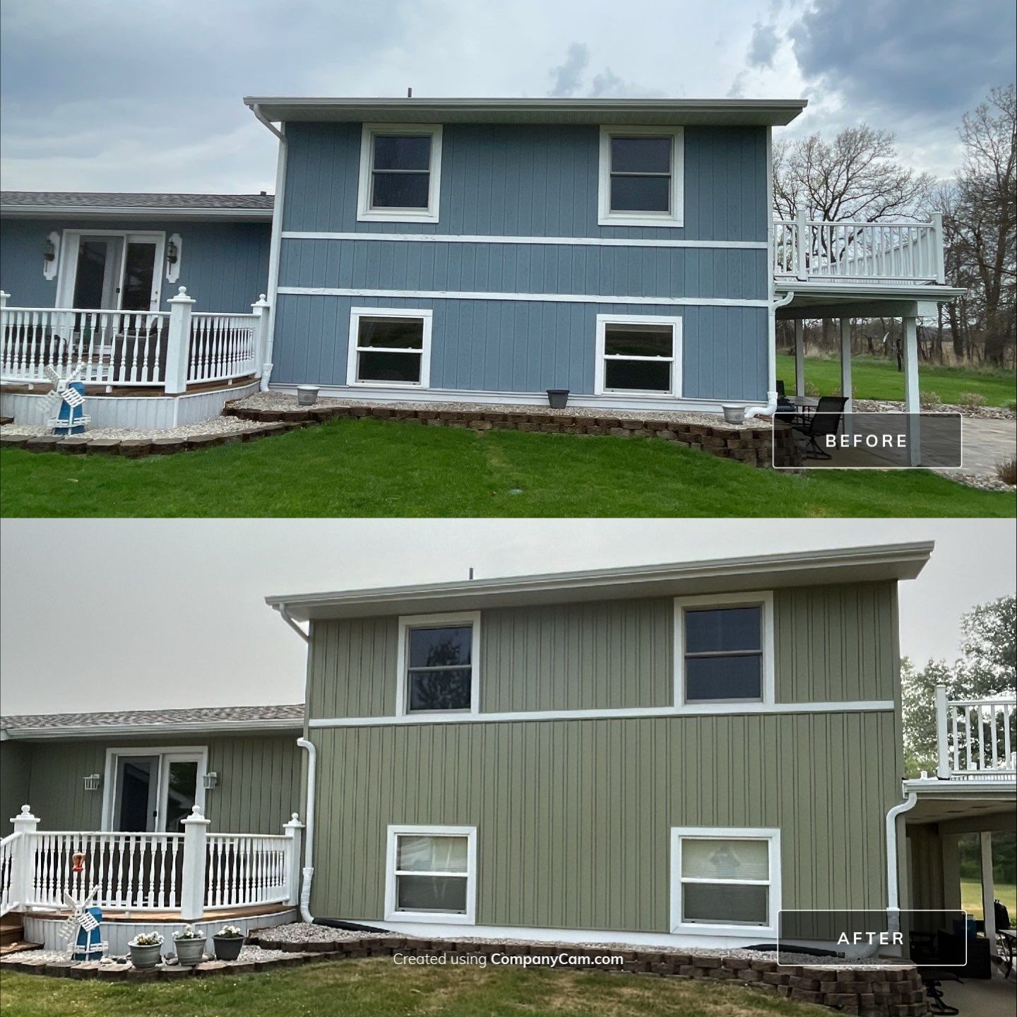 Cypress Siding and New Gutters by 42 North Construction, LLC.