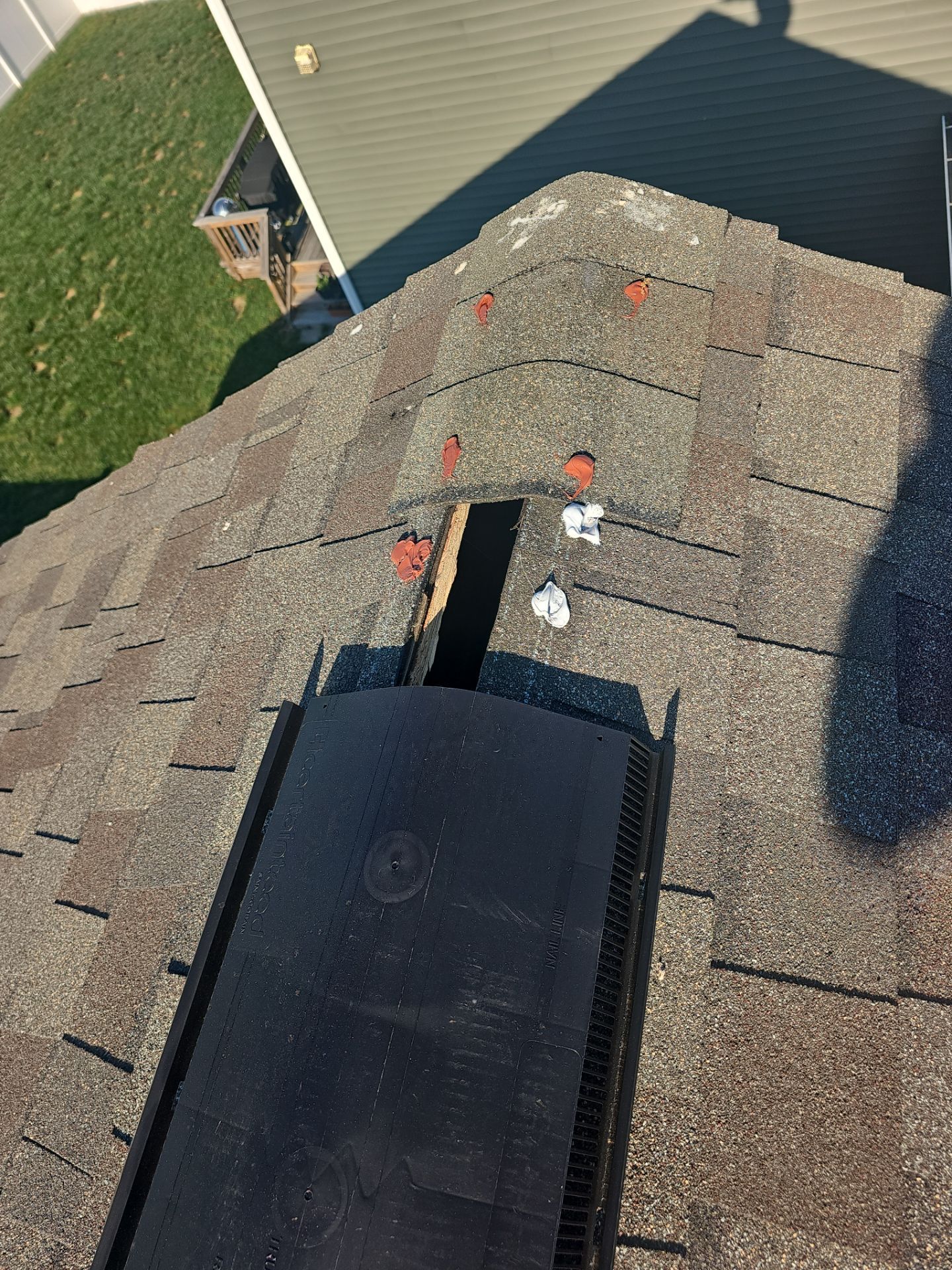 Roof Repair - Ridge Vent and Vent Flashing Boot Replacement by Winchester Roofing