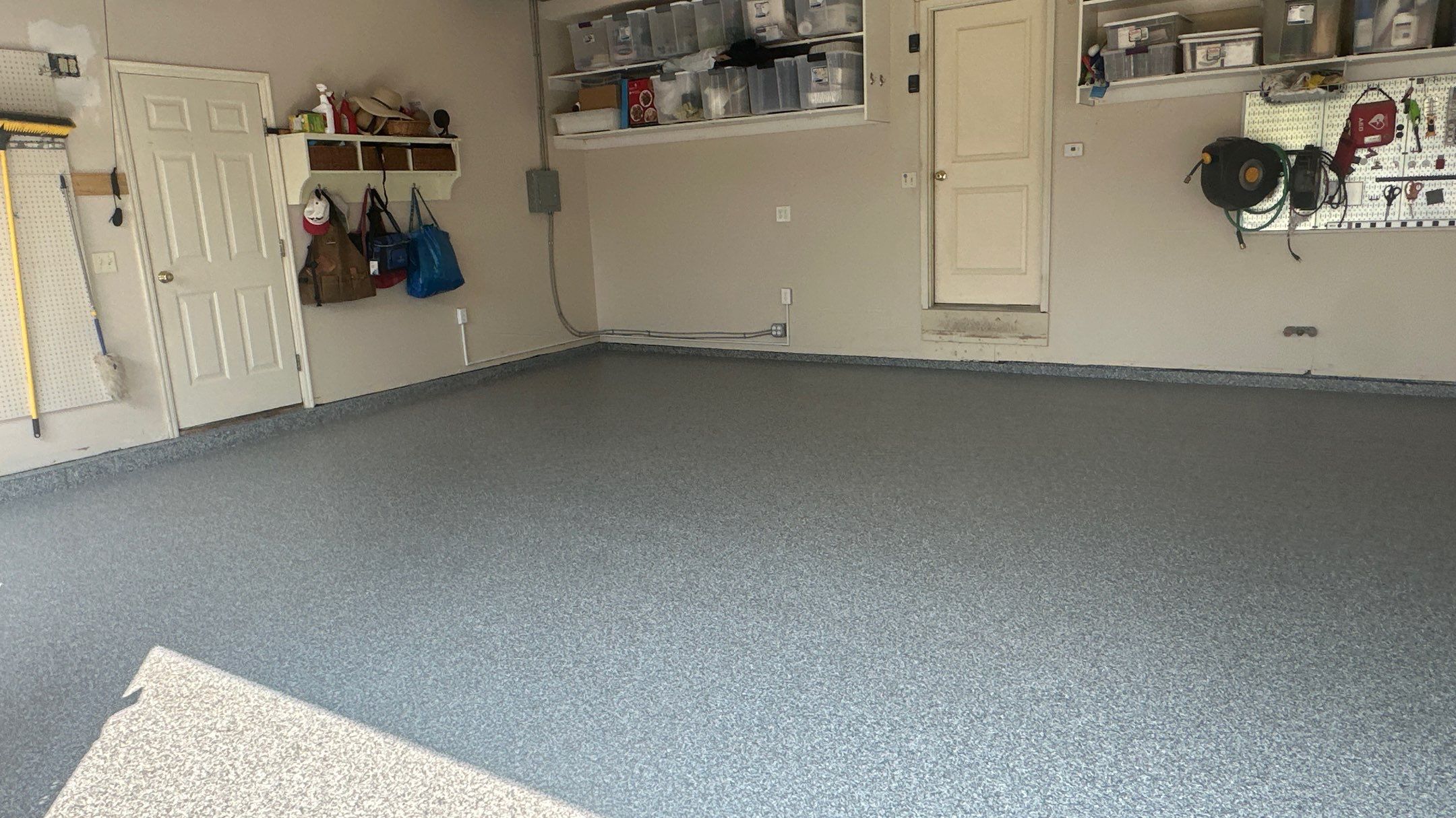 Guy D. upgraded his garage with a beautiful new floor by Banner Garage