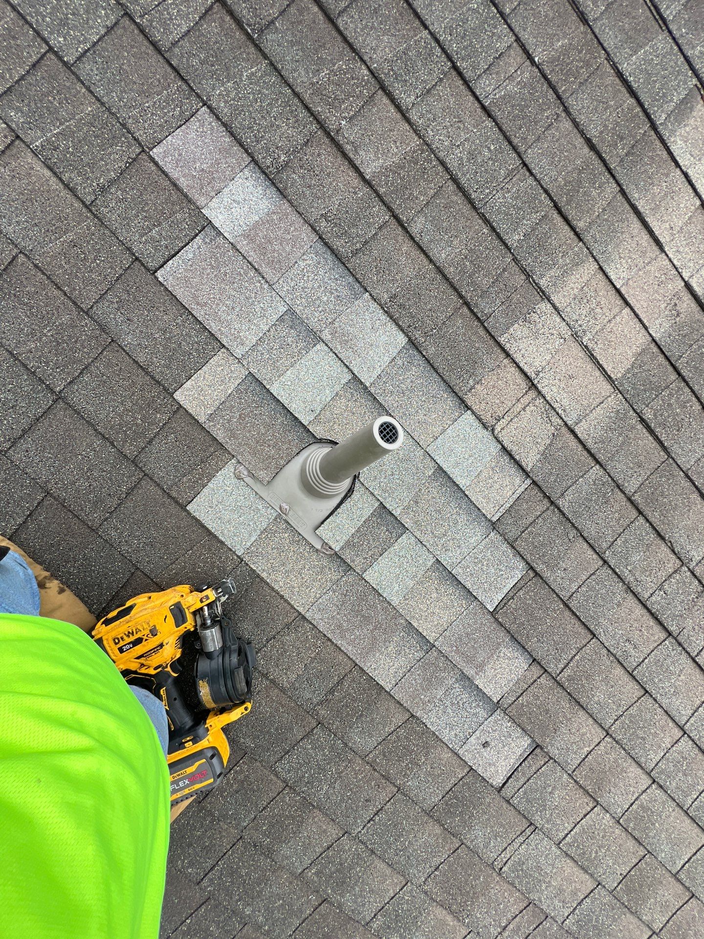 Hail Damage using Owen's Corning Duration (Lifetime) Shingles by Roof Repair Company