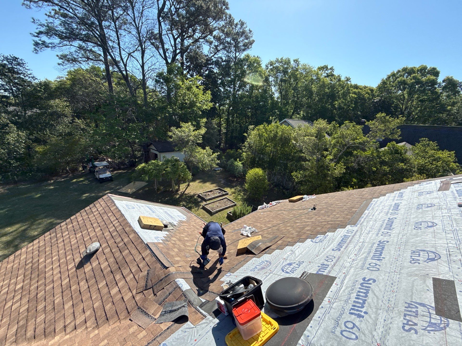 Project in Wilmington by Breeze Roofing Inc