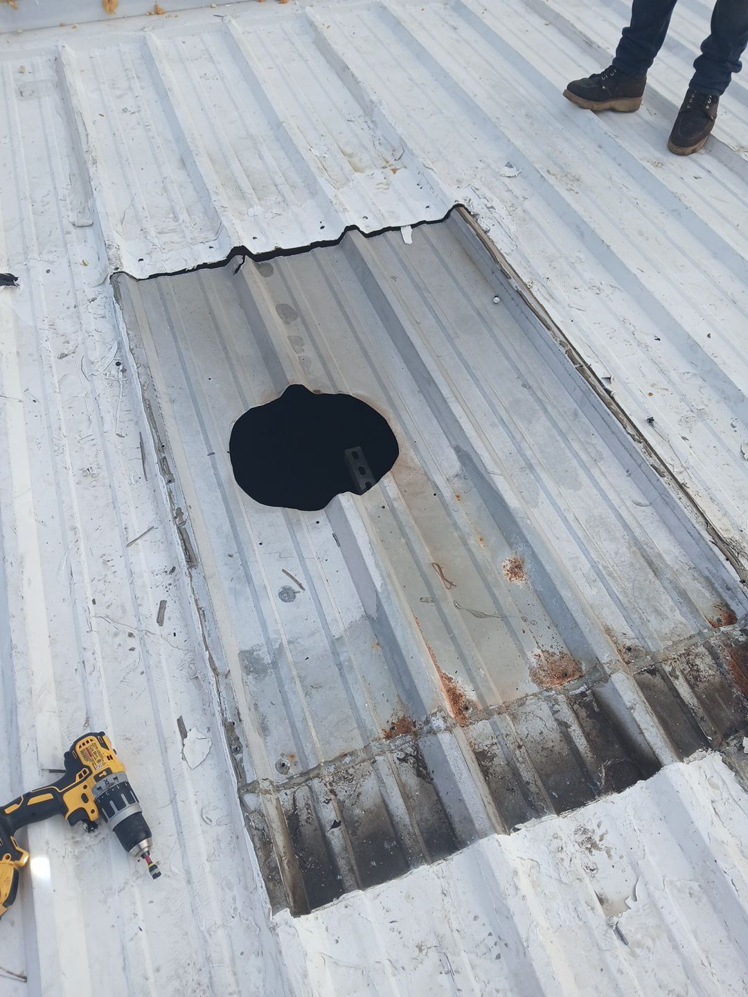 Commercial Roofing Repair using Metal by Roof Repair Company