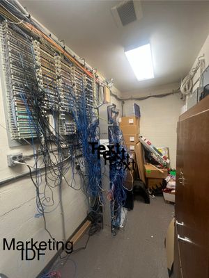 Structured cabling installation by CimaSolutions
