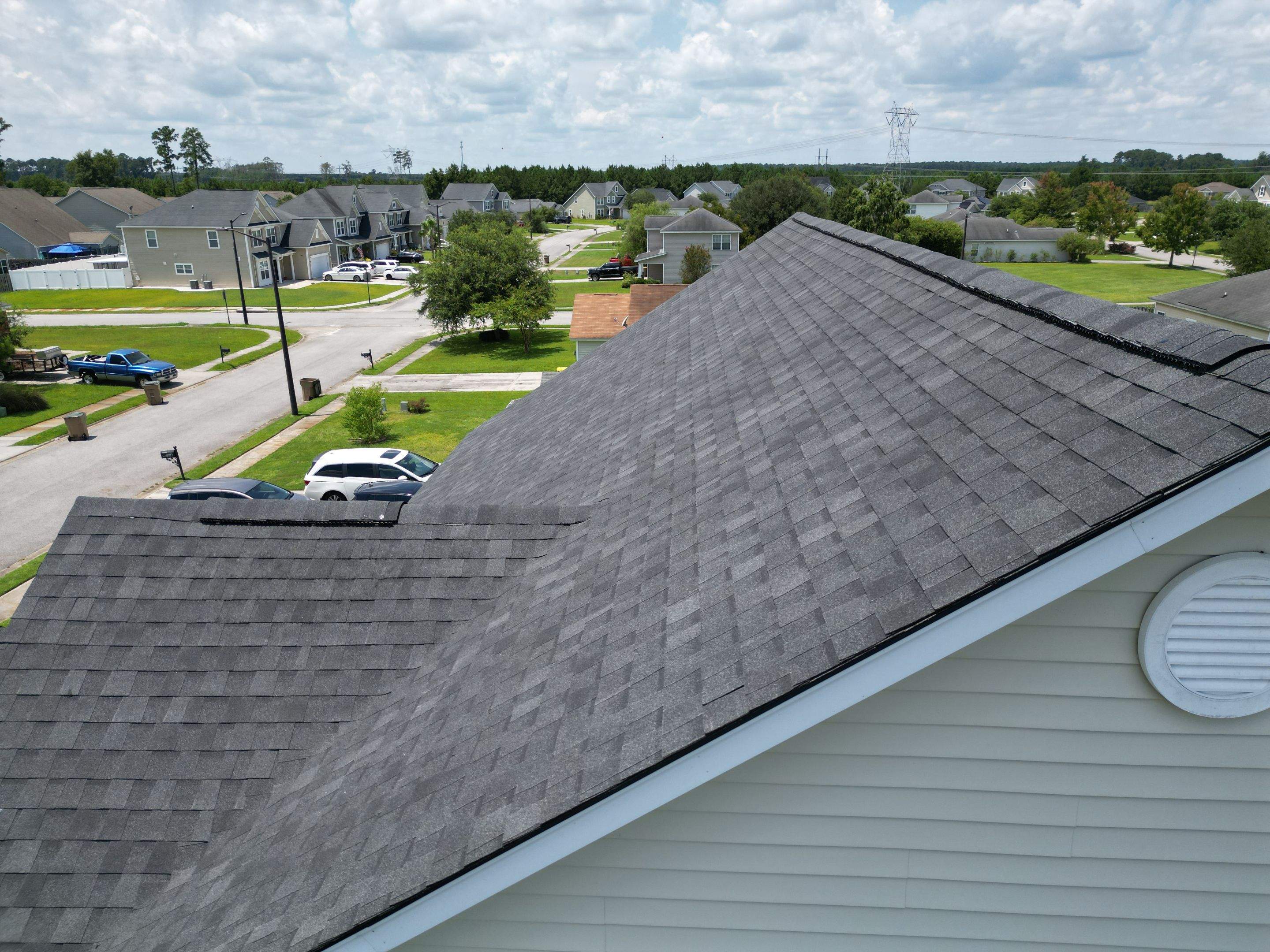 Residential Roofing Installation using Atlas Pinnacle Pristine Black Shadow by Talya Roofing