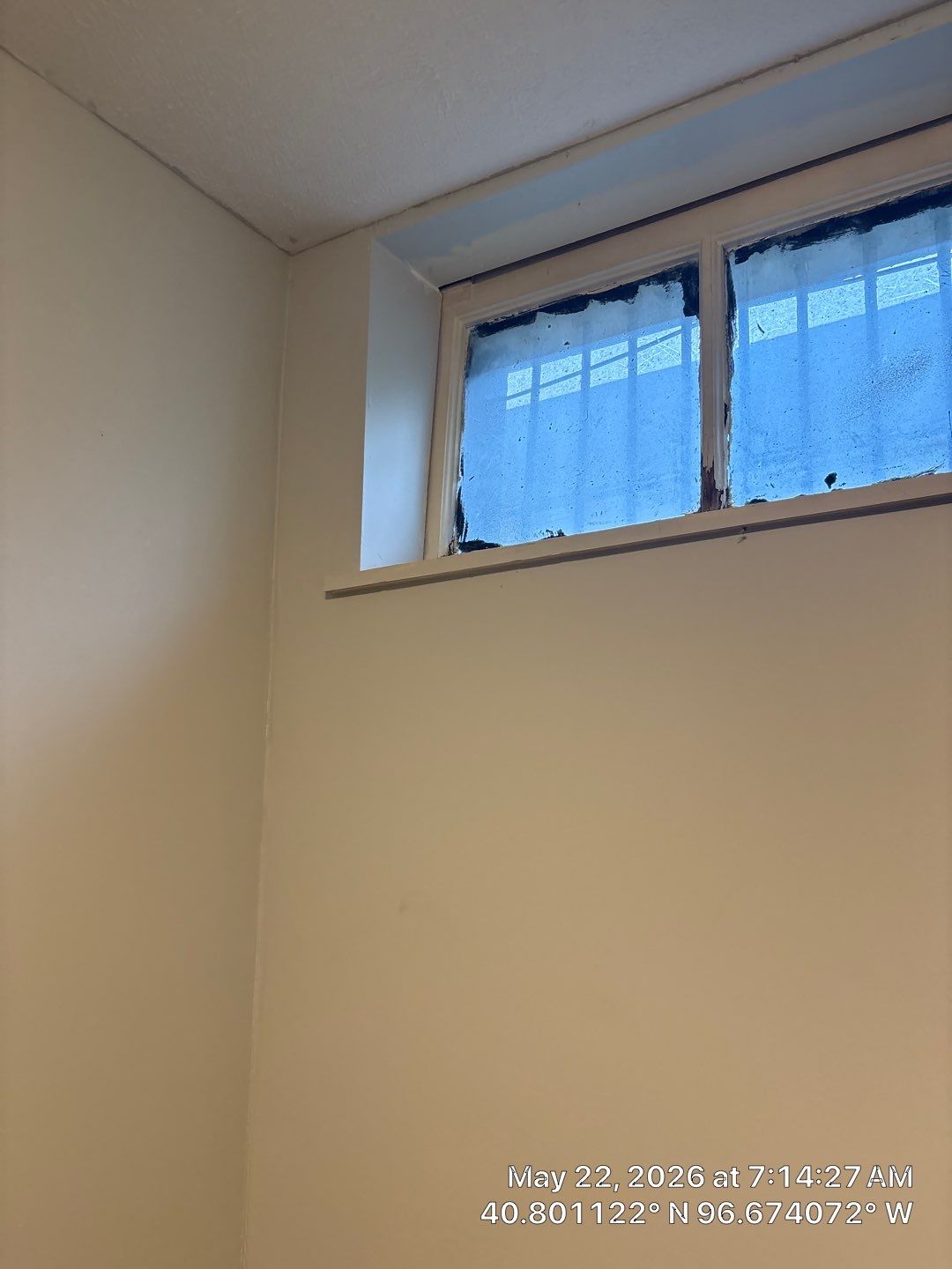 Basement Window Installation and Security Bar Upgrades in Lincoln by CompanyCam Sales Demo