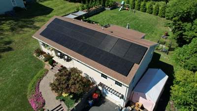 Solar Panel and Battery Installation