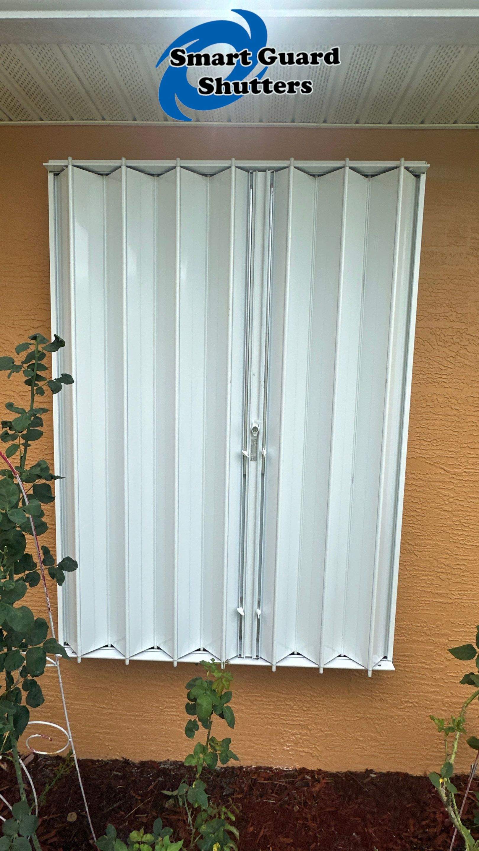 Accordions in White by Smart Guard Shutters