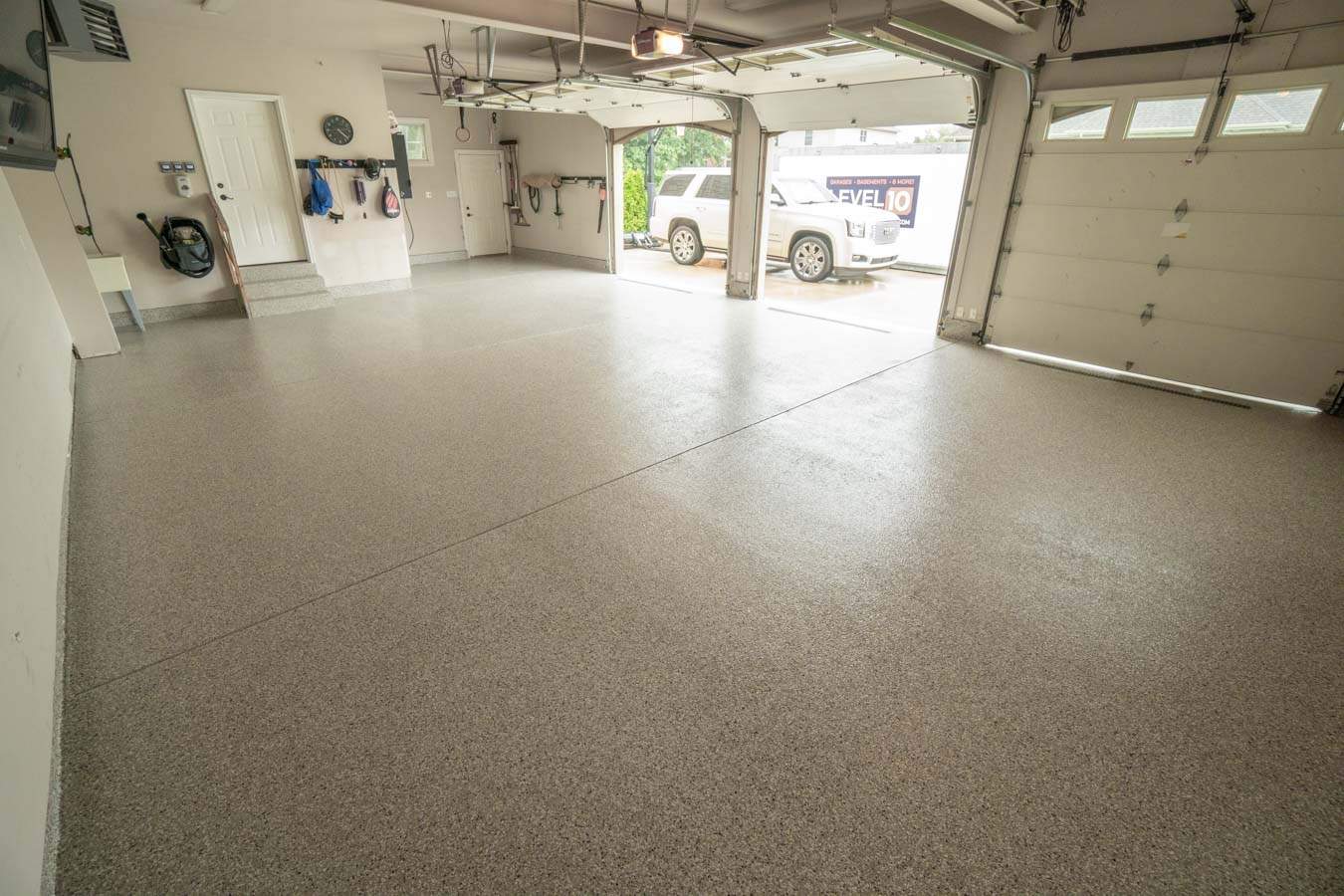 Ber Residence - Garage Floor Coating by Level 10 Coatings