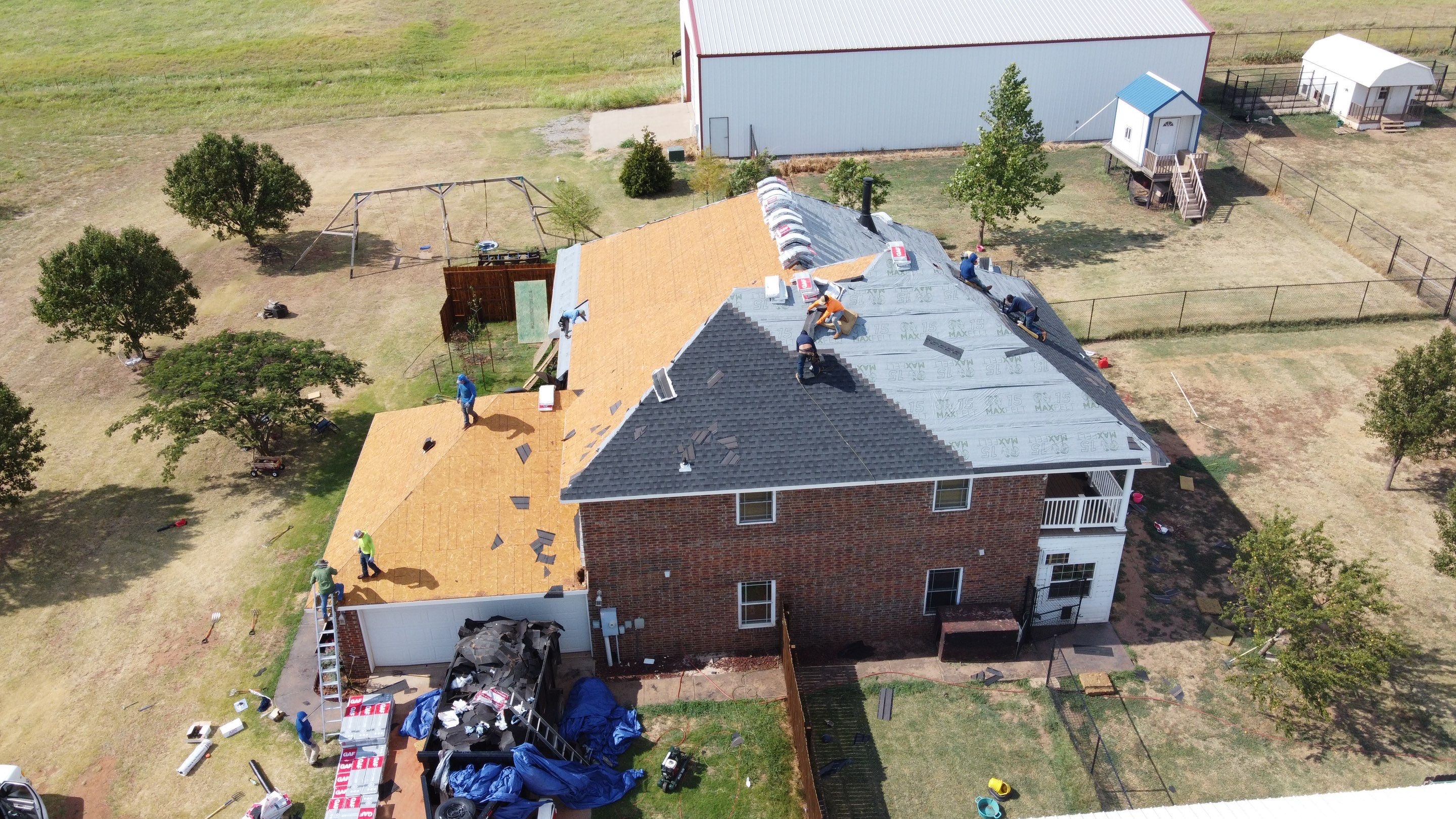 Residential Roofing Installation using GAF Armor Shield II by A & H Roofing and Contracting