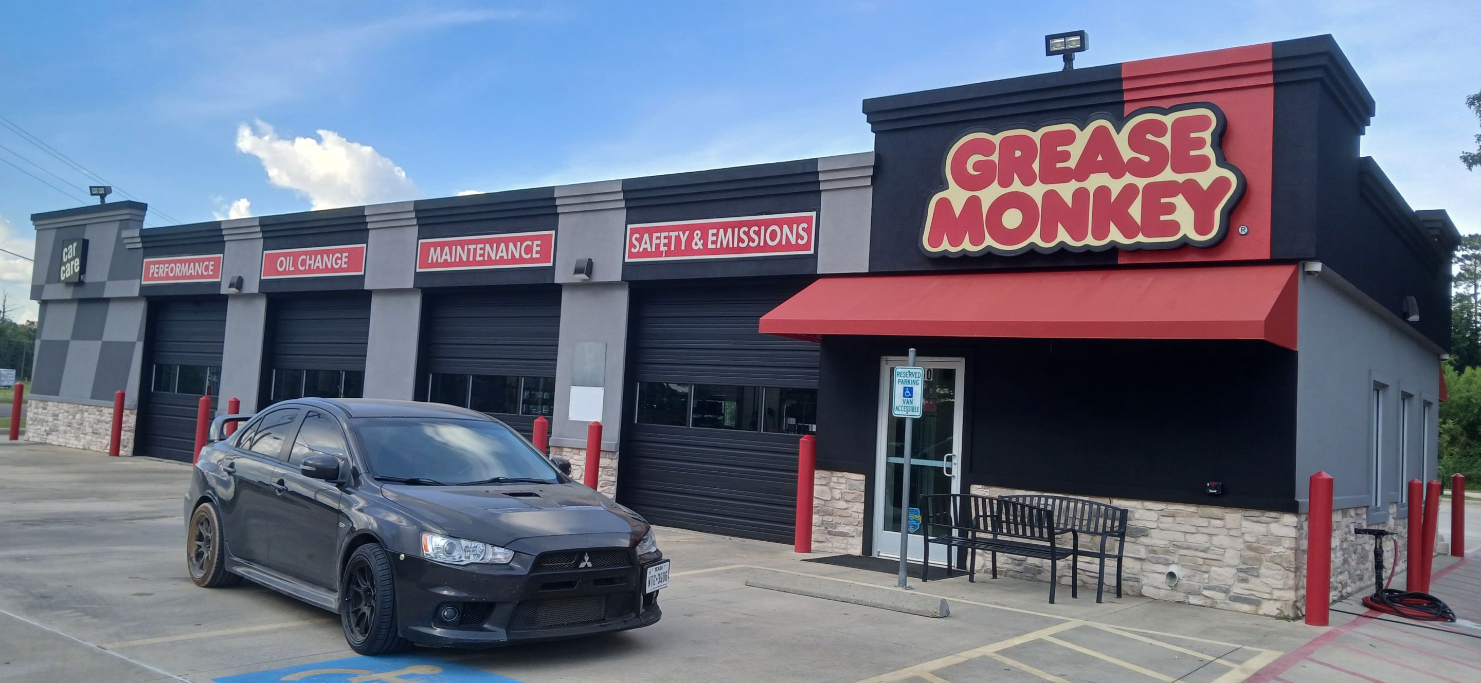 Commercial Exterior - Grease Monkey Oil Change by Fresh Coat Painters of Cypress