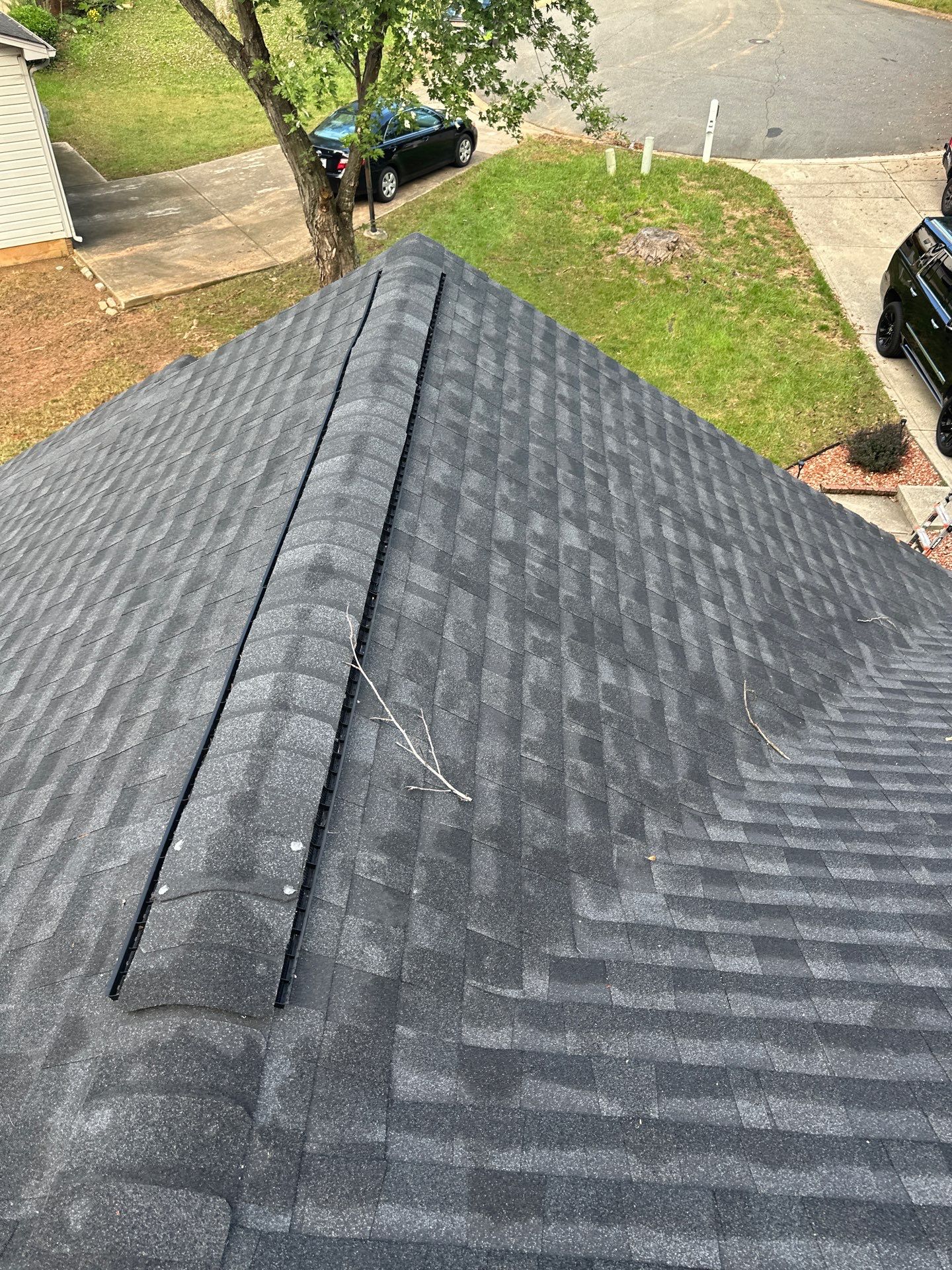 Roof replacement by wind damage and tree felling by Just Brilliant Restoration JBR