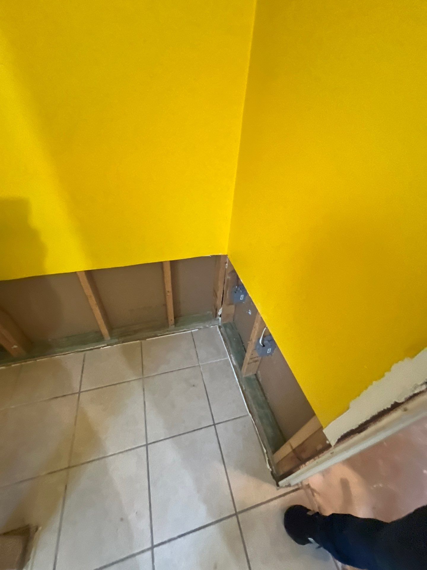 Bathroom Remodel using Water mitigation equipment by L&T General Contractors and Restoration INC