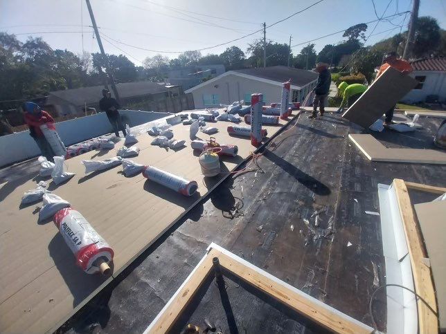 Residential Re-Roof using Polyglass Self-Adhered Flat Deck by First Due Roofing
