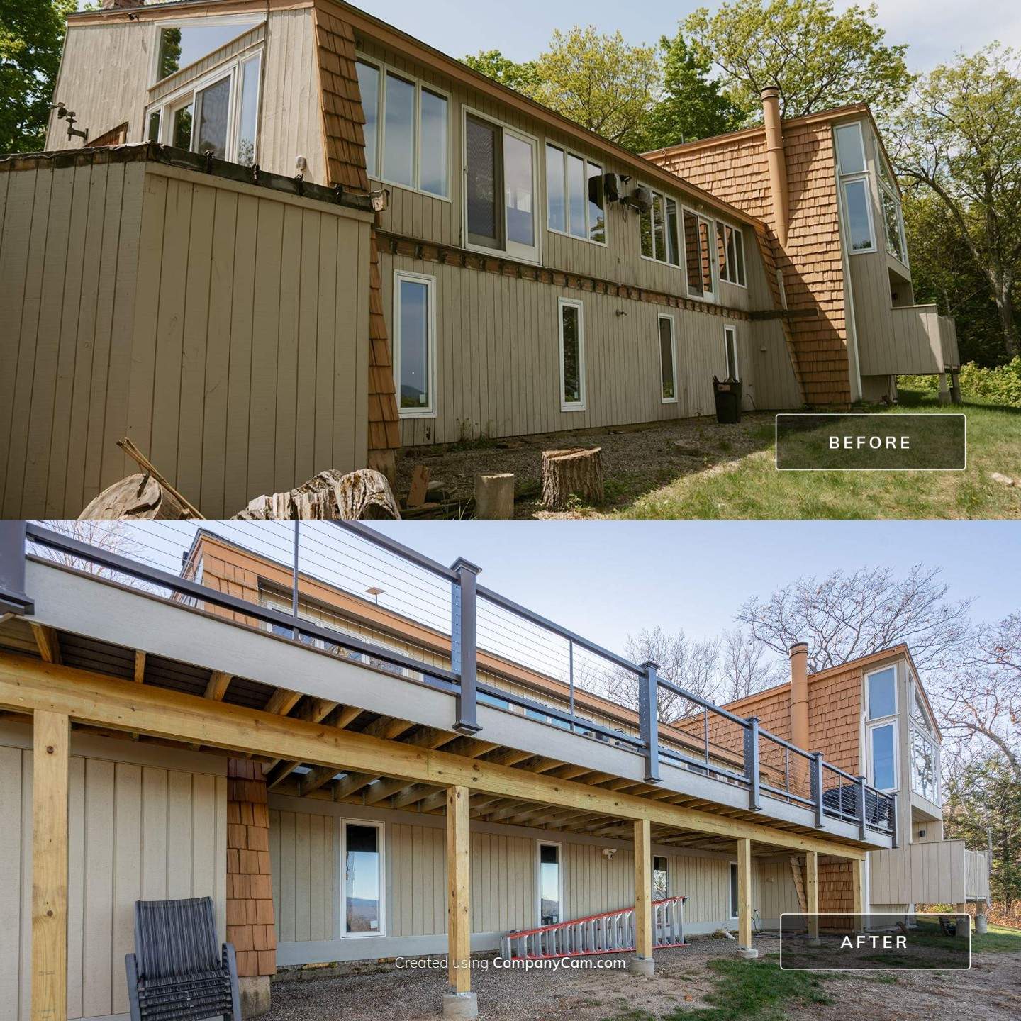 Massive Rot Repair and Deck Rebuilding by THS