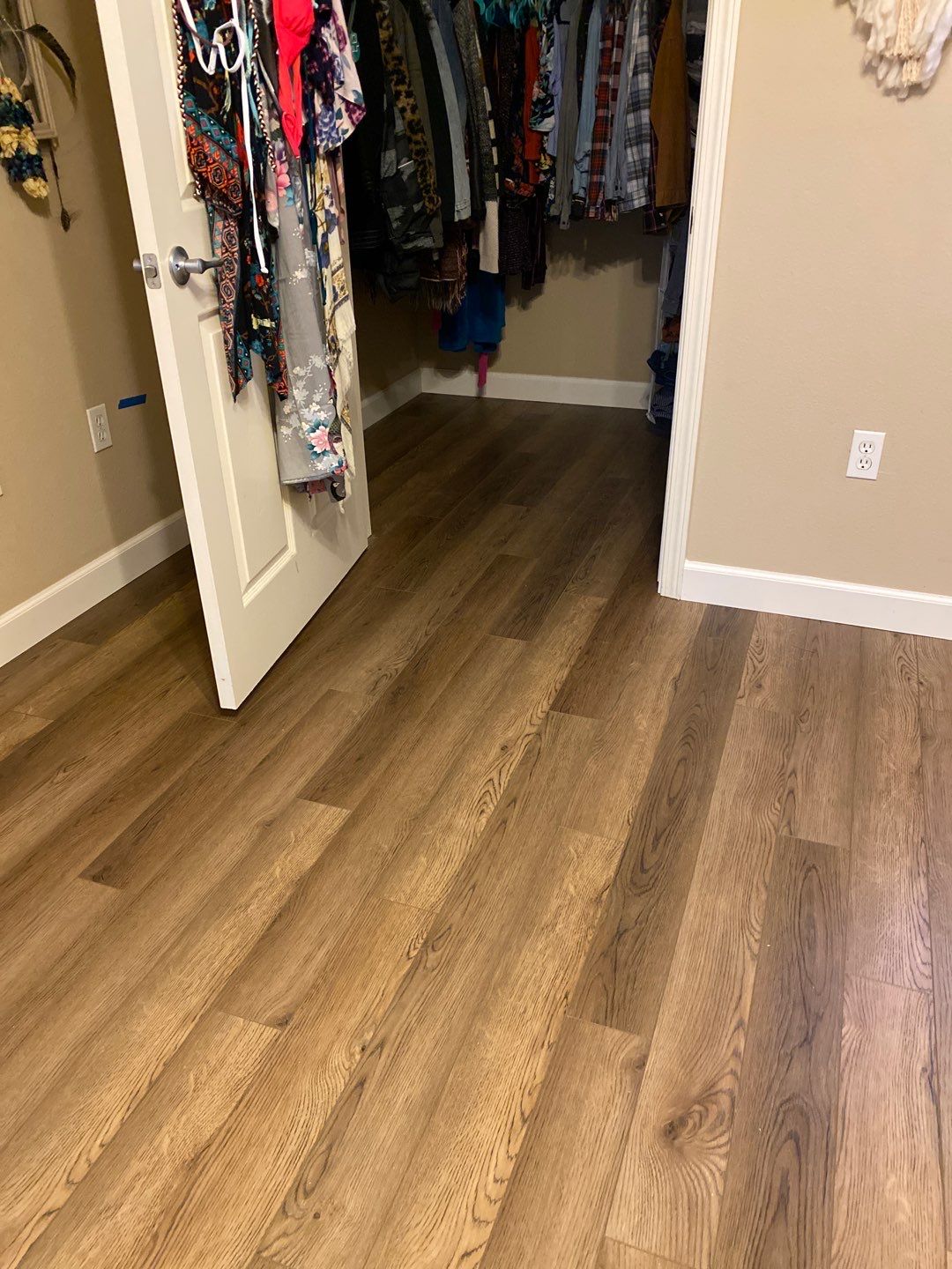 Flood damage renovation by Footprints Floors South Sacramento