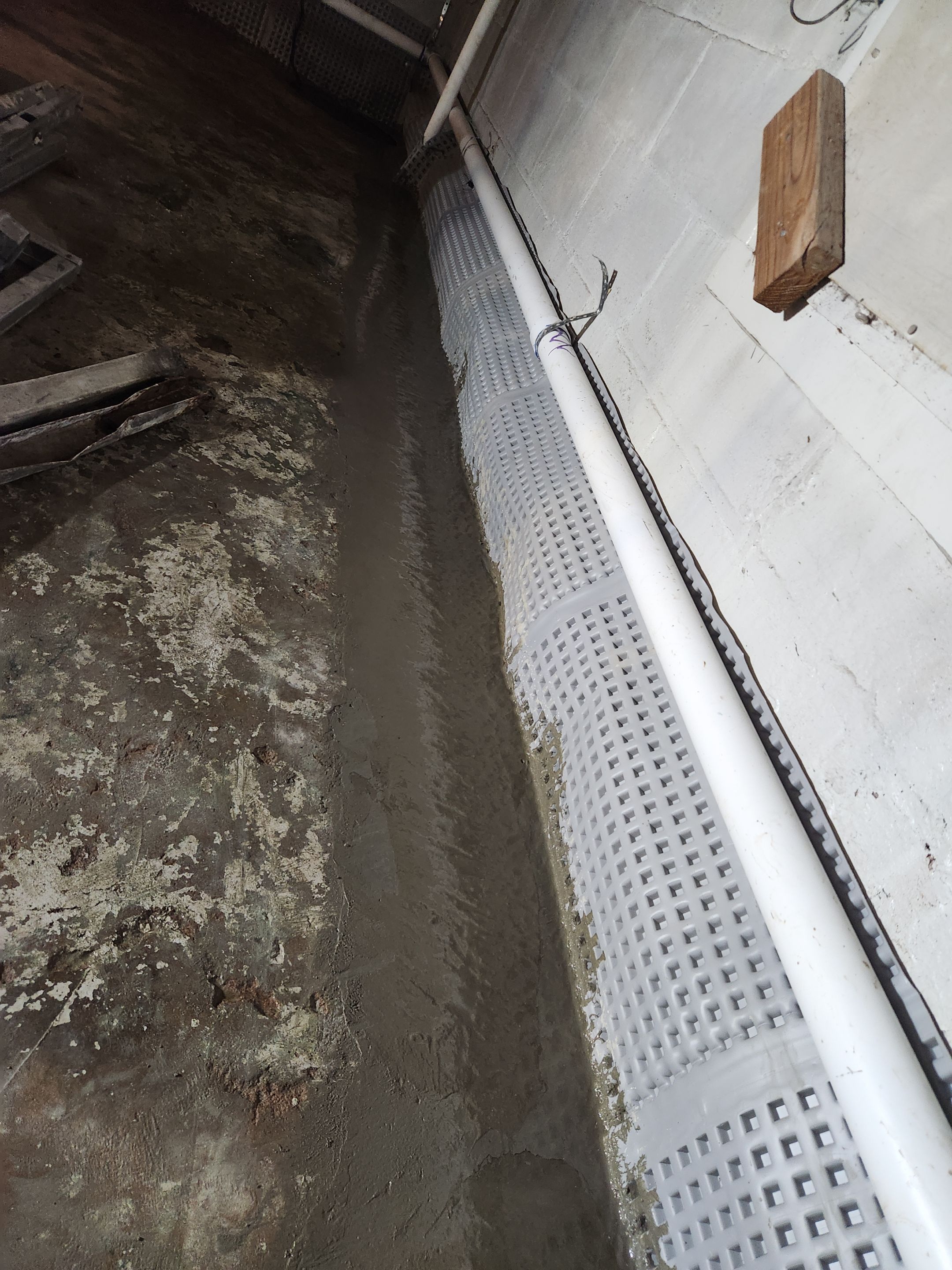Interior French Drain East Orange NJ by Pure Service Pro, LLC 