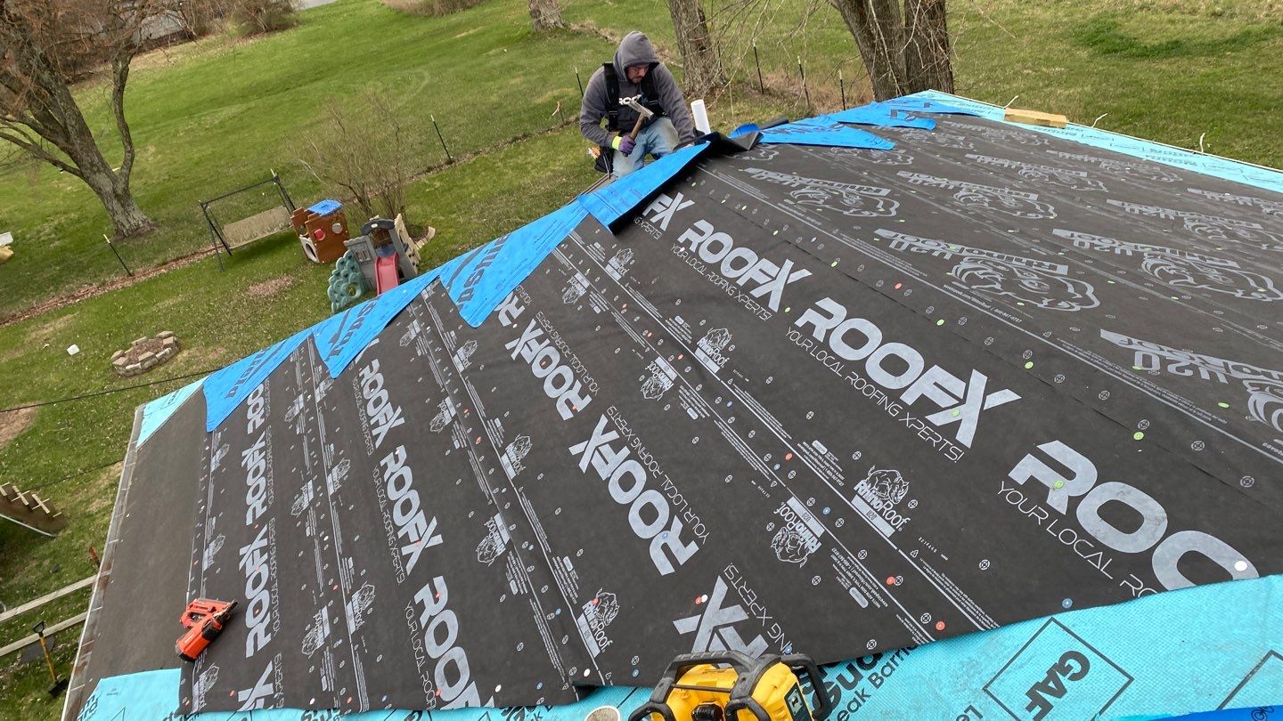 Commercial Roofing Installation using Performance Panel Metal - Frost Black by RoofX 