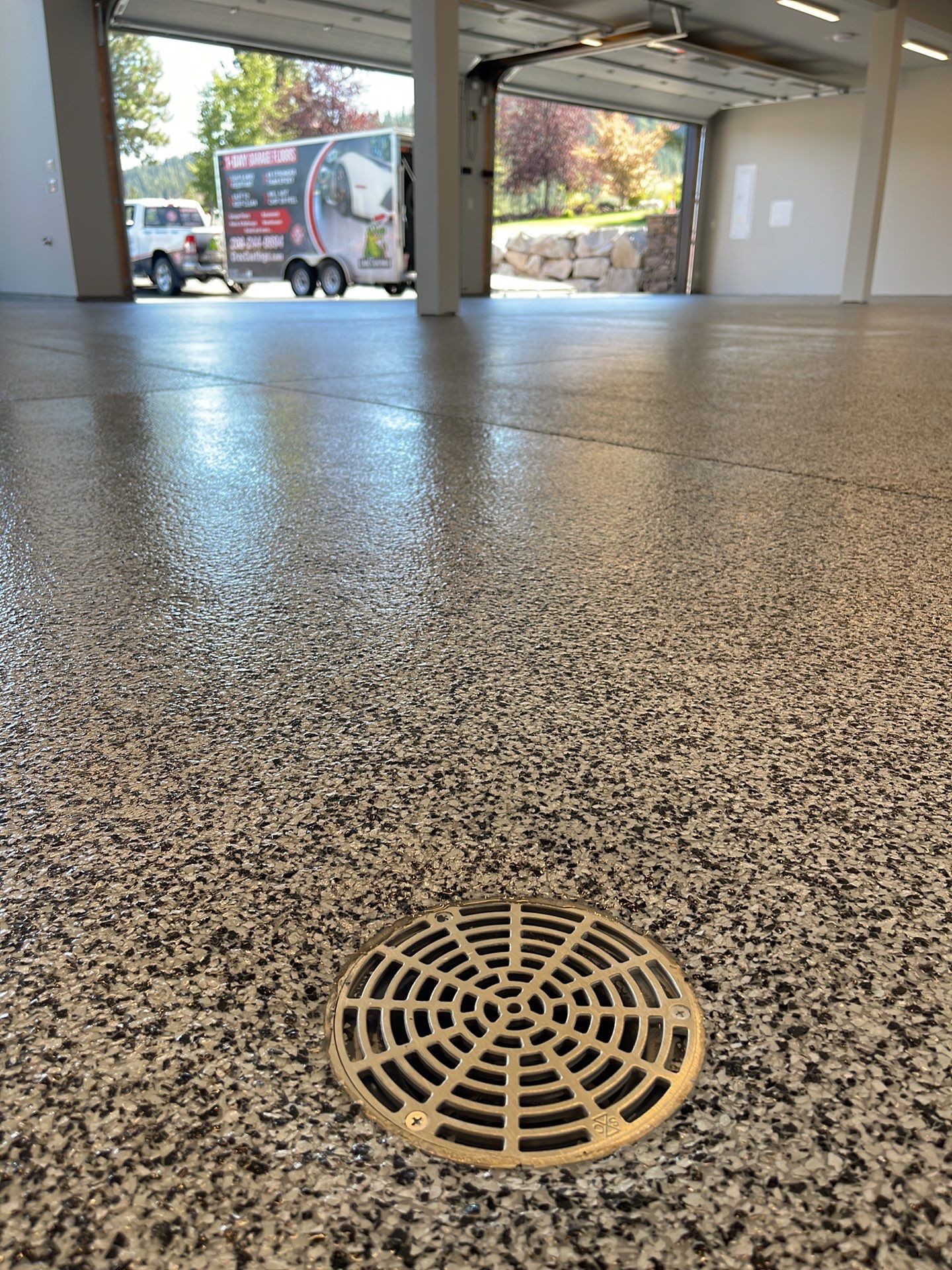 Garage Transformation using Domino by Croc Coatings, LLC