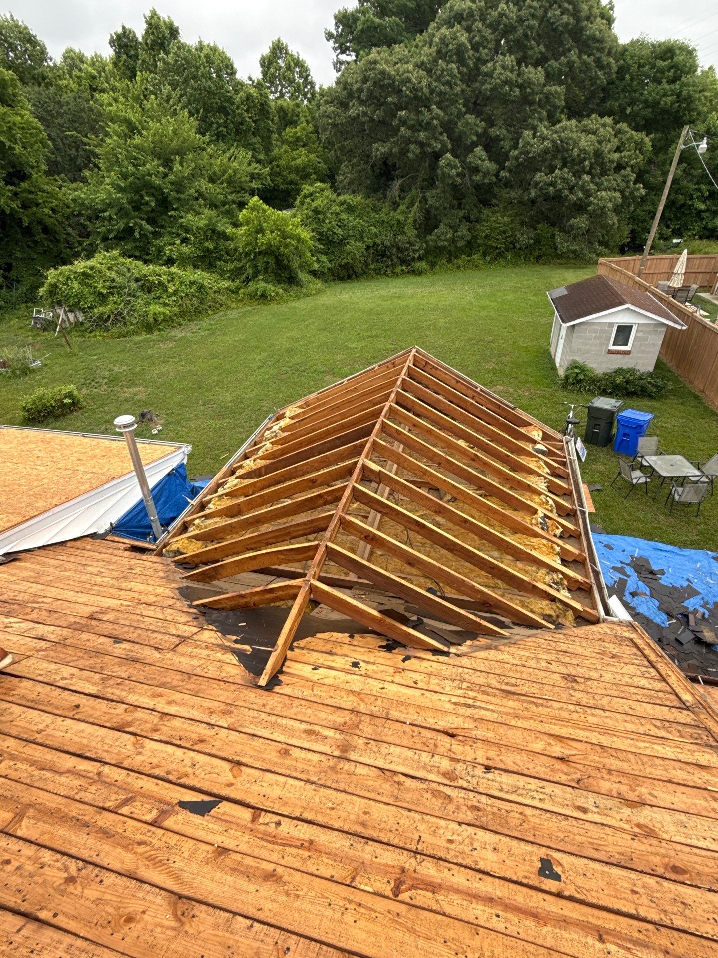 Complete Roofing System Replacement & Structural Decking Repairs by Carolina Professional Roofing, Inc  