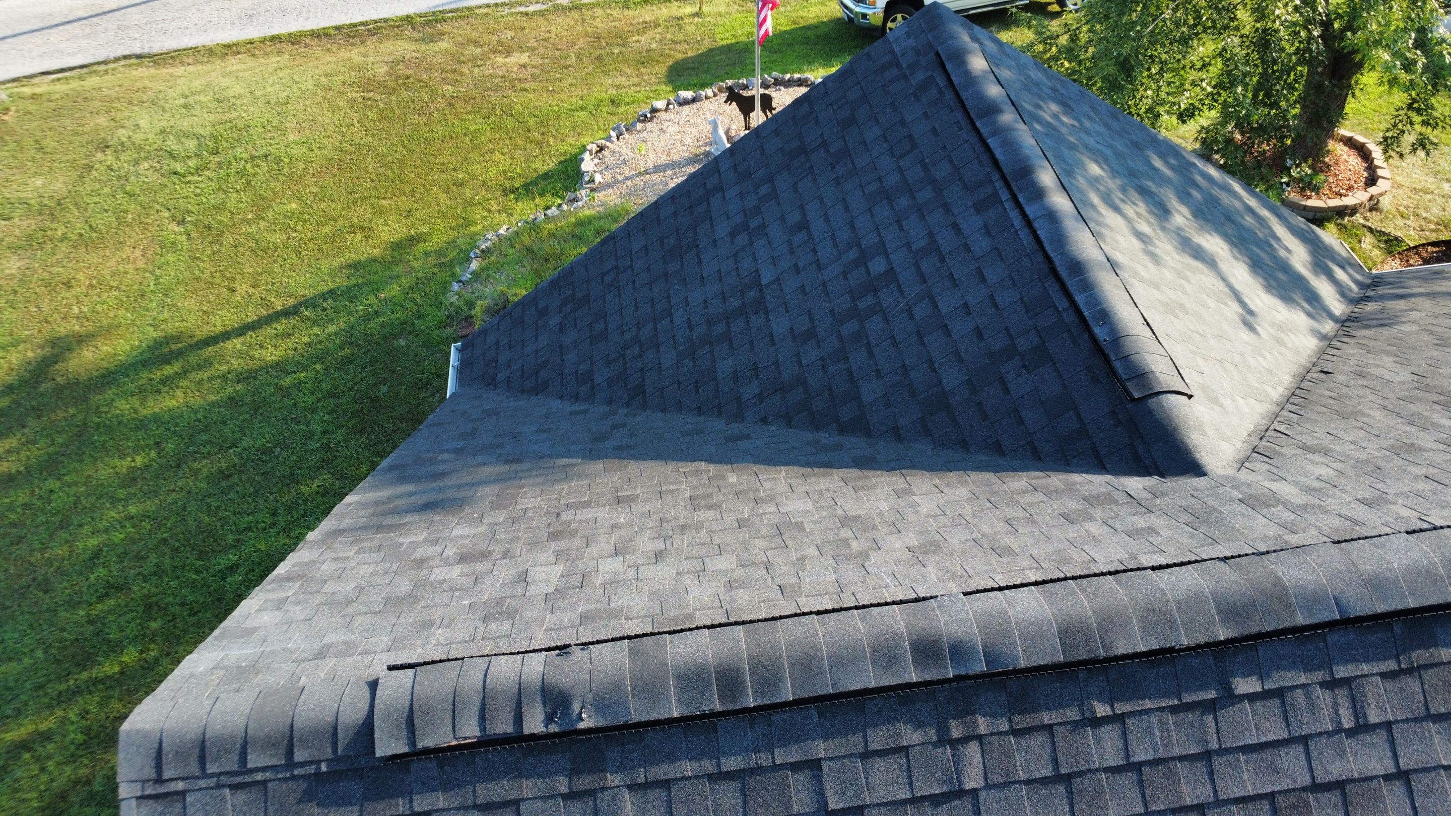Residential Roof + Gutter & Downspouts & Gutter Guards Install  by Titan Commercial & Residential Roofing 