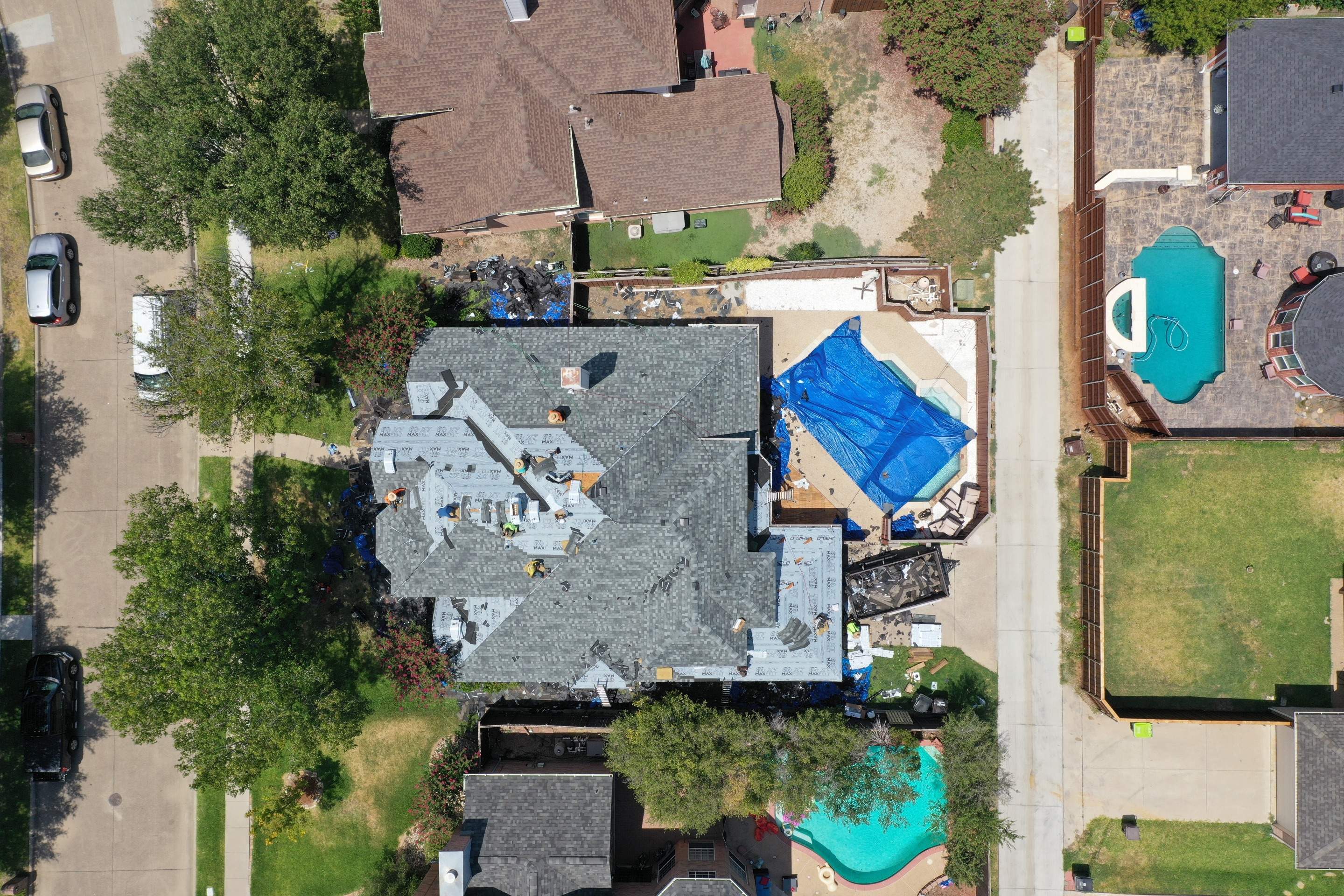 Residential Roofing Installation using IKO Dysnasty Class3 Summit Gray by Eminent Roofing & Auto Hail Repair