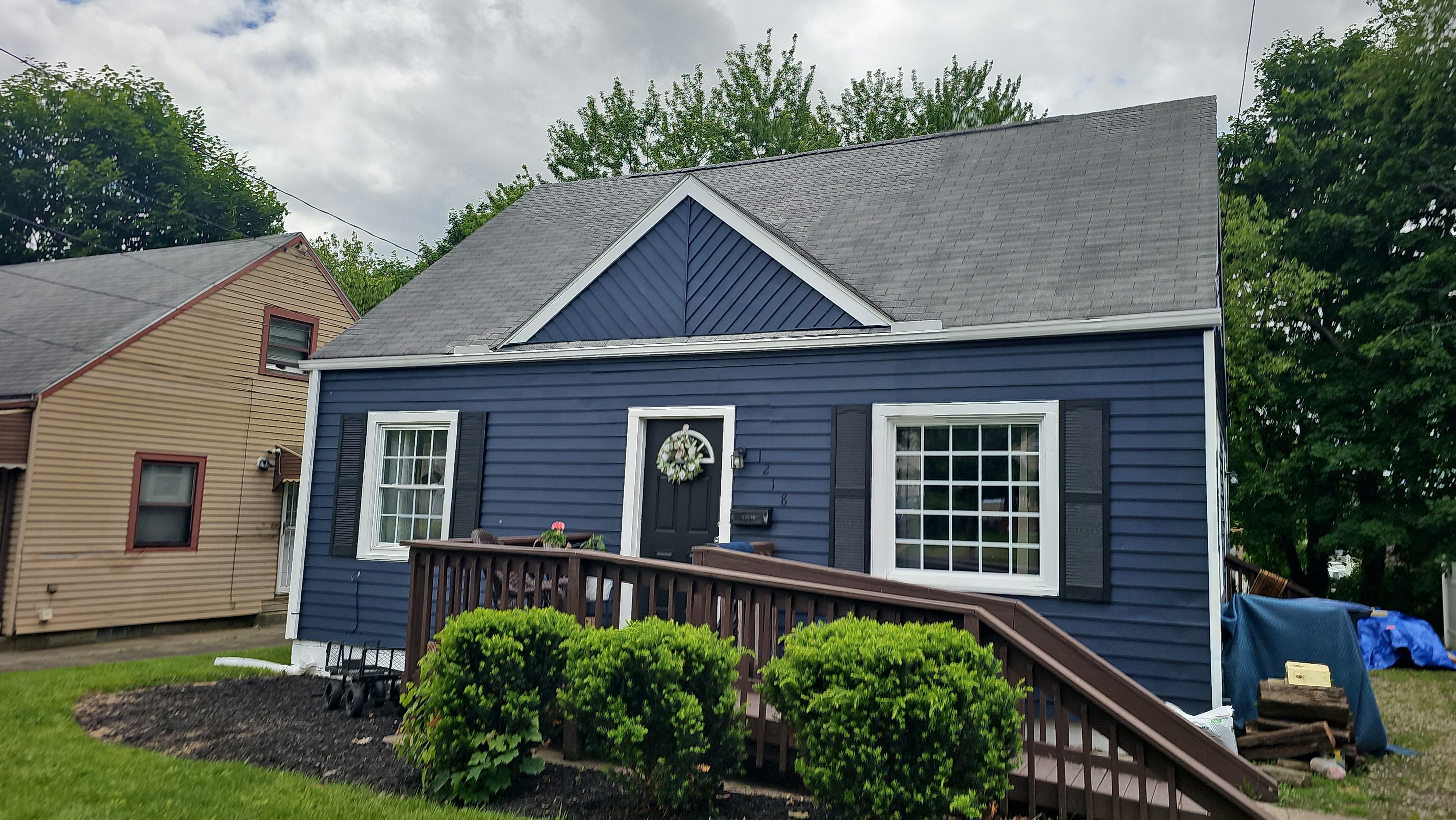 Atlas Pinnacle, Color, Coastal Granite, Drip Edge, Color, Black by Eagle Eye Roofing