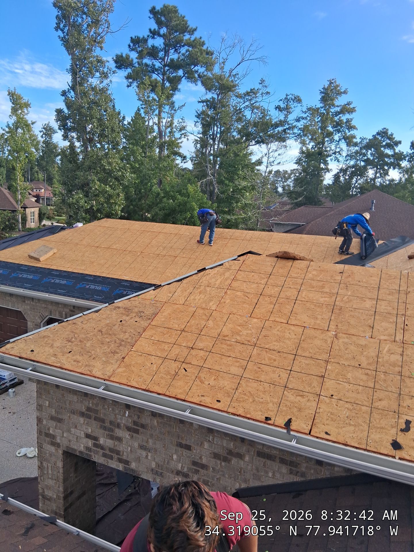 Castle Hayne Roof Replacement with Tamko Heritage Rustic Redwood Shingles by RGR Construction and Roofing, LLC