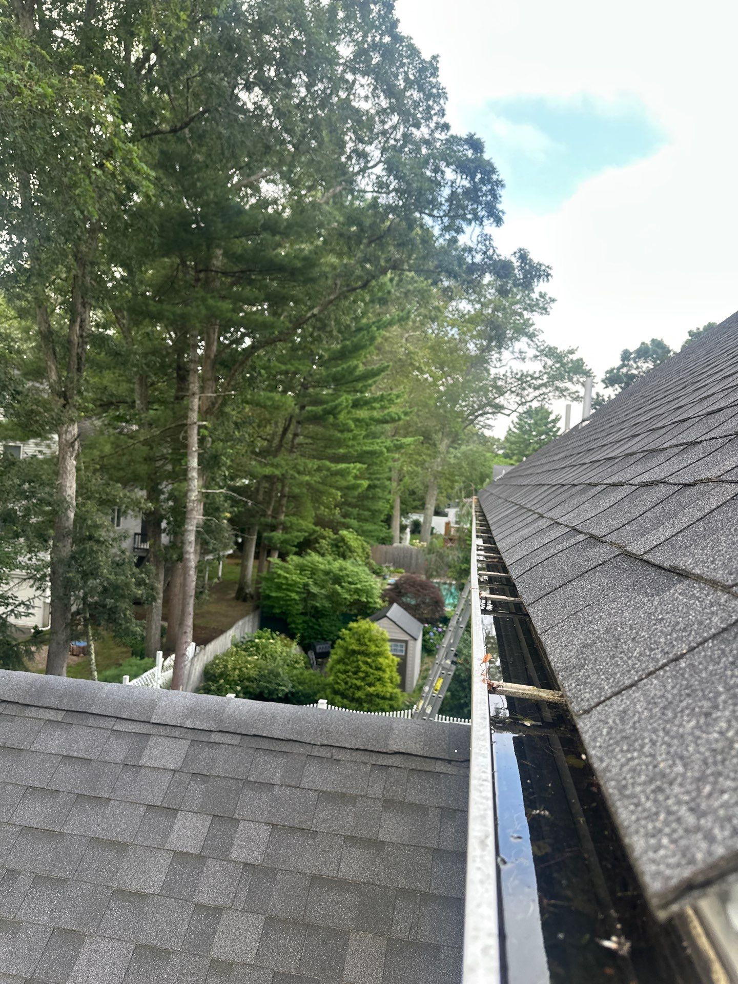 Gutter Cleaning & TREX Gutter Guard Installation in Wilmington, MA by Mighty Dog Roofing of Greater Middlesex County