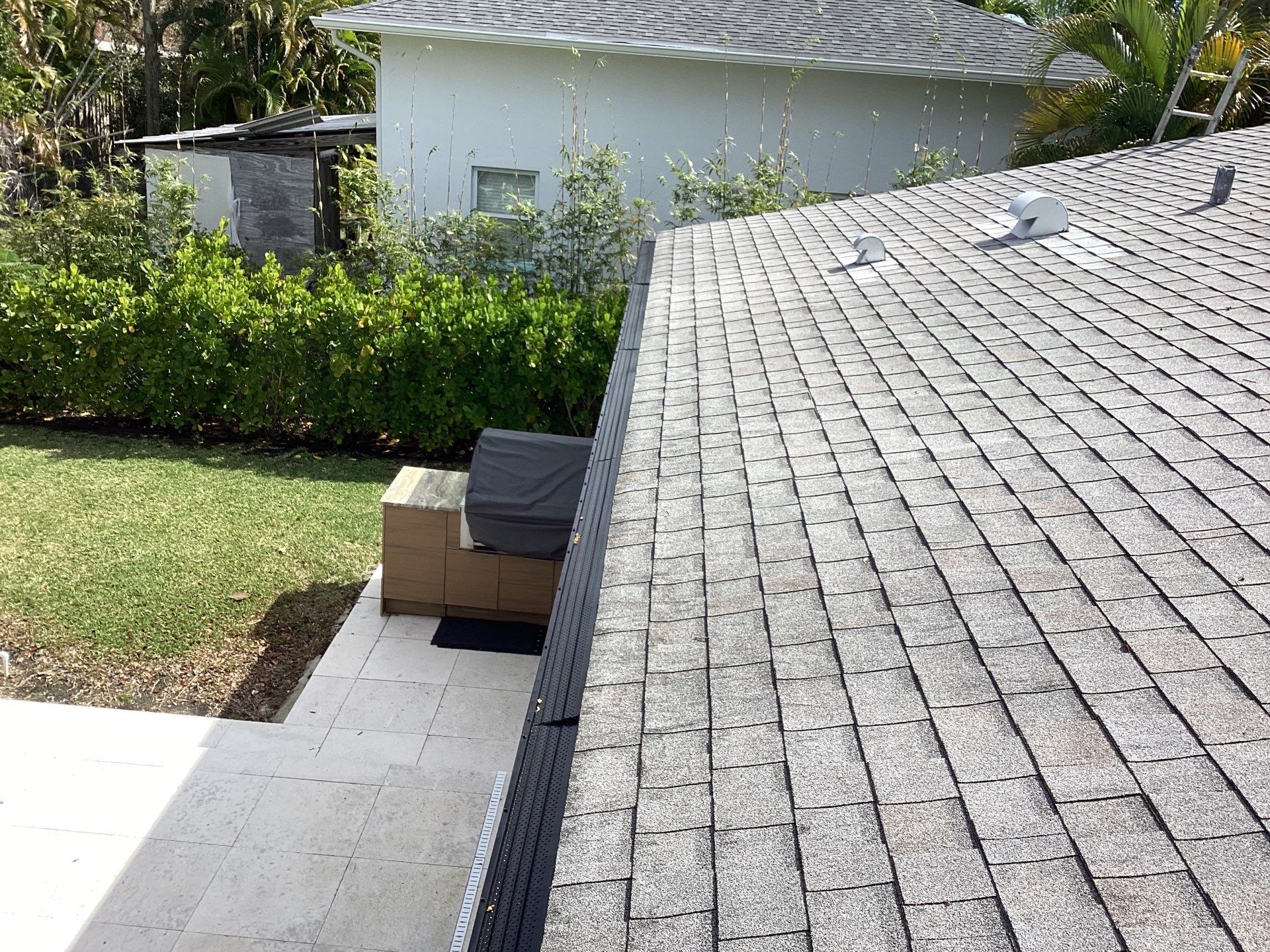 Black Gutter Guard Gutter Installation in Fort Myers FL by Gutter Professors