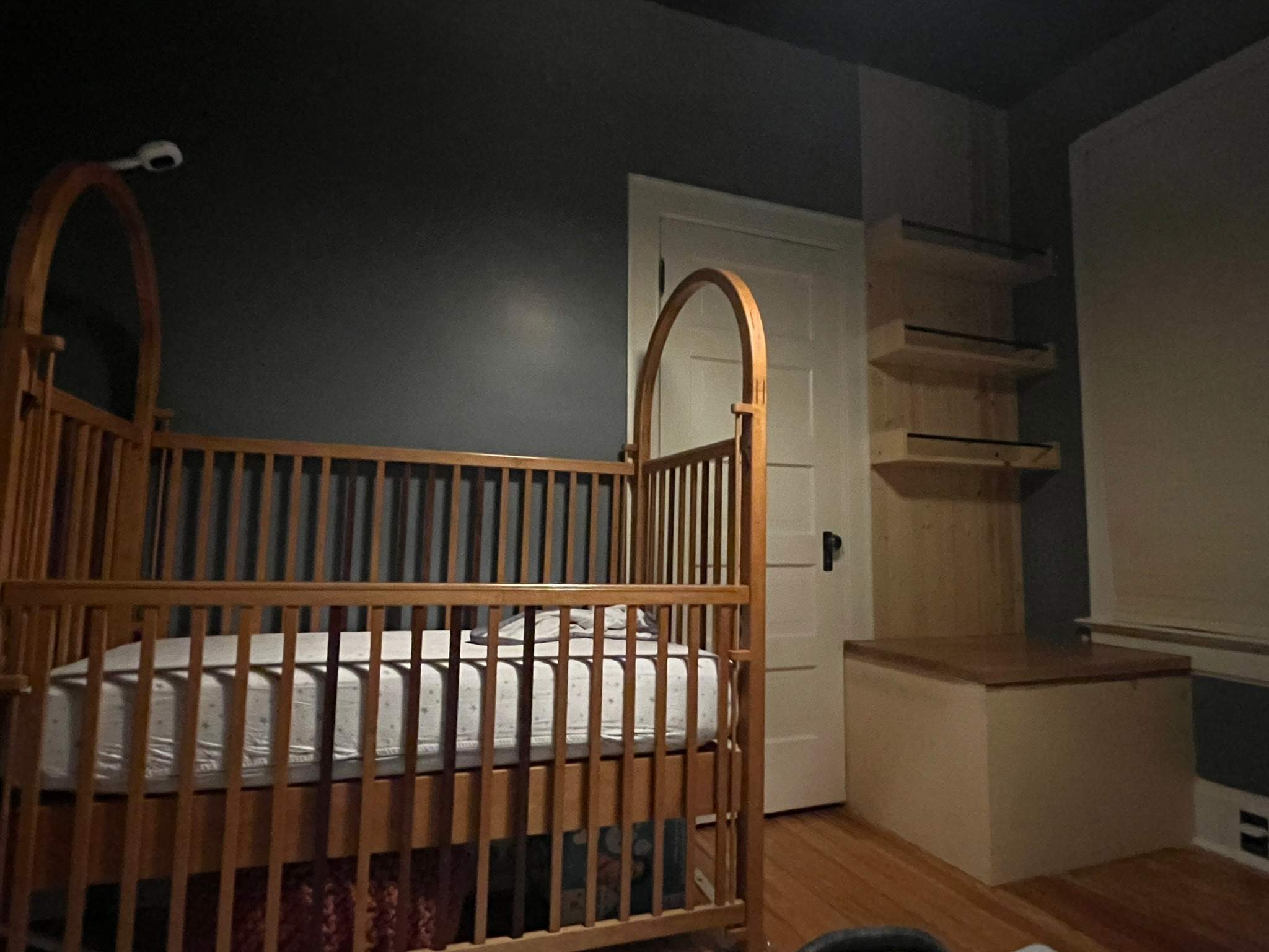 Denver Nursery Renovation Featuring Custom Shiplap and Floral Wallpaper by LP Construction Services