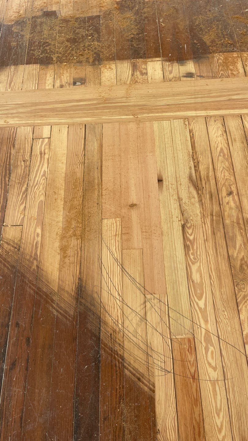 97 Year Old Heart Pine by Footprints Floors of East Atlanta