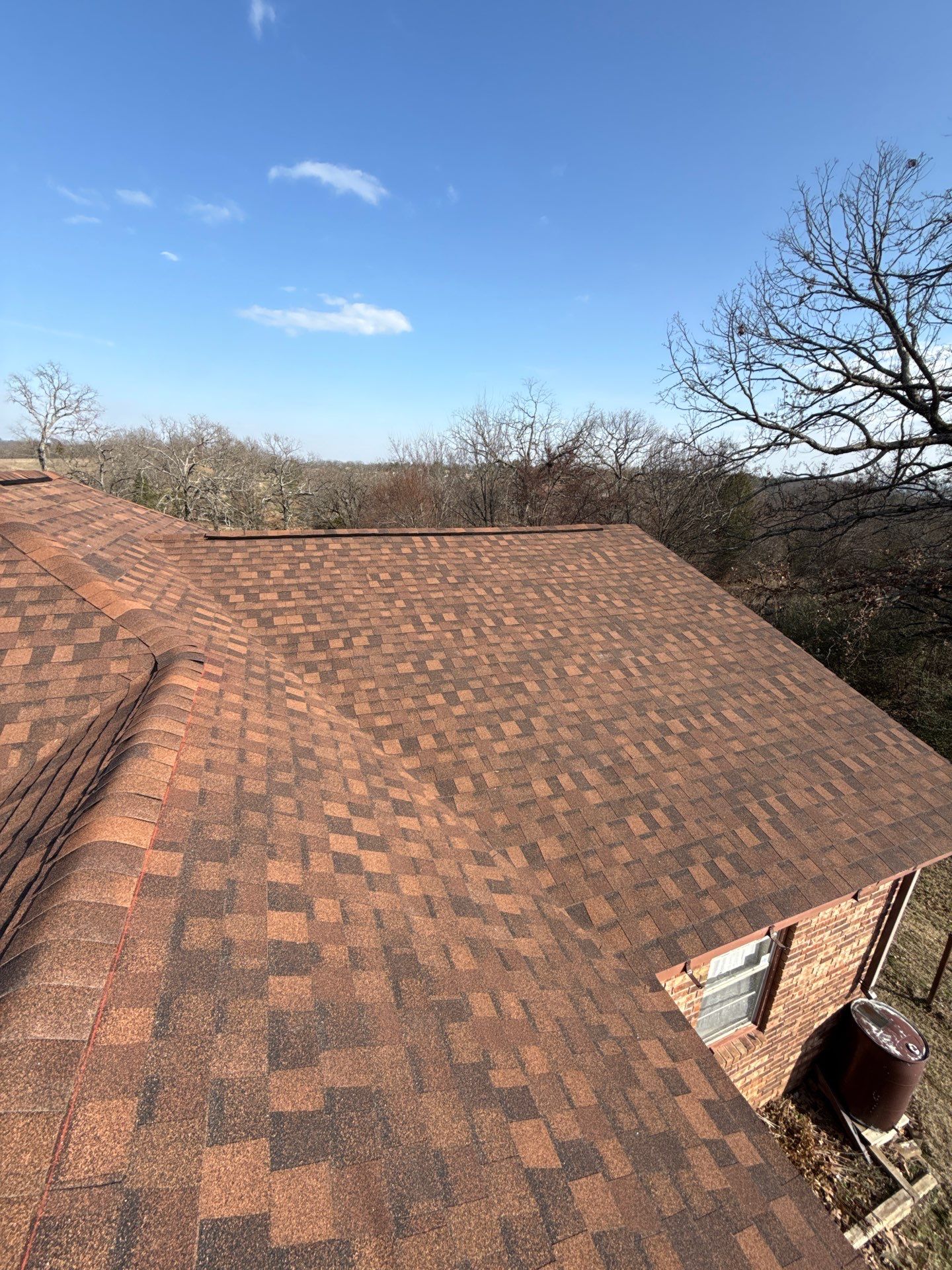 Rustic Hickory Shingles & SBS Cap & Base by In & Out Construction & Remodeling, LLC