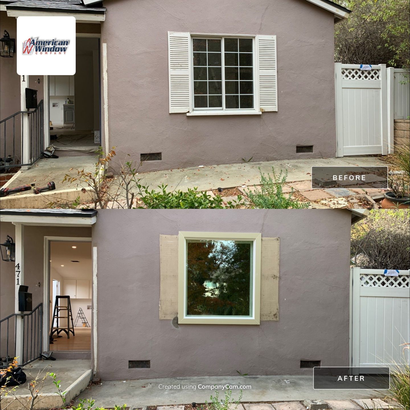 Window Installation using Amsco Studio Series Vinyl by American Window Company