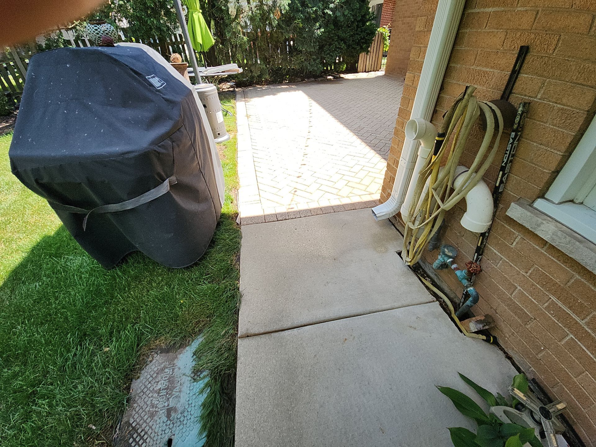 Brick paver cleaning  by Northern Power Washing LLC.
